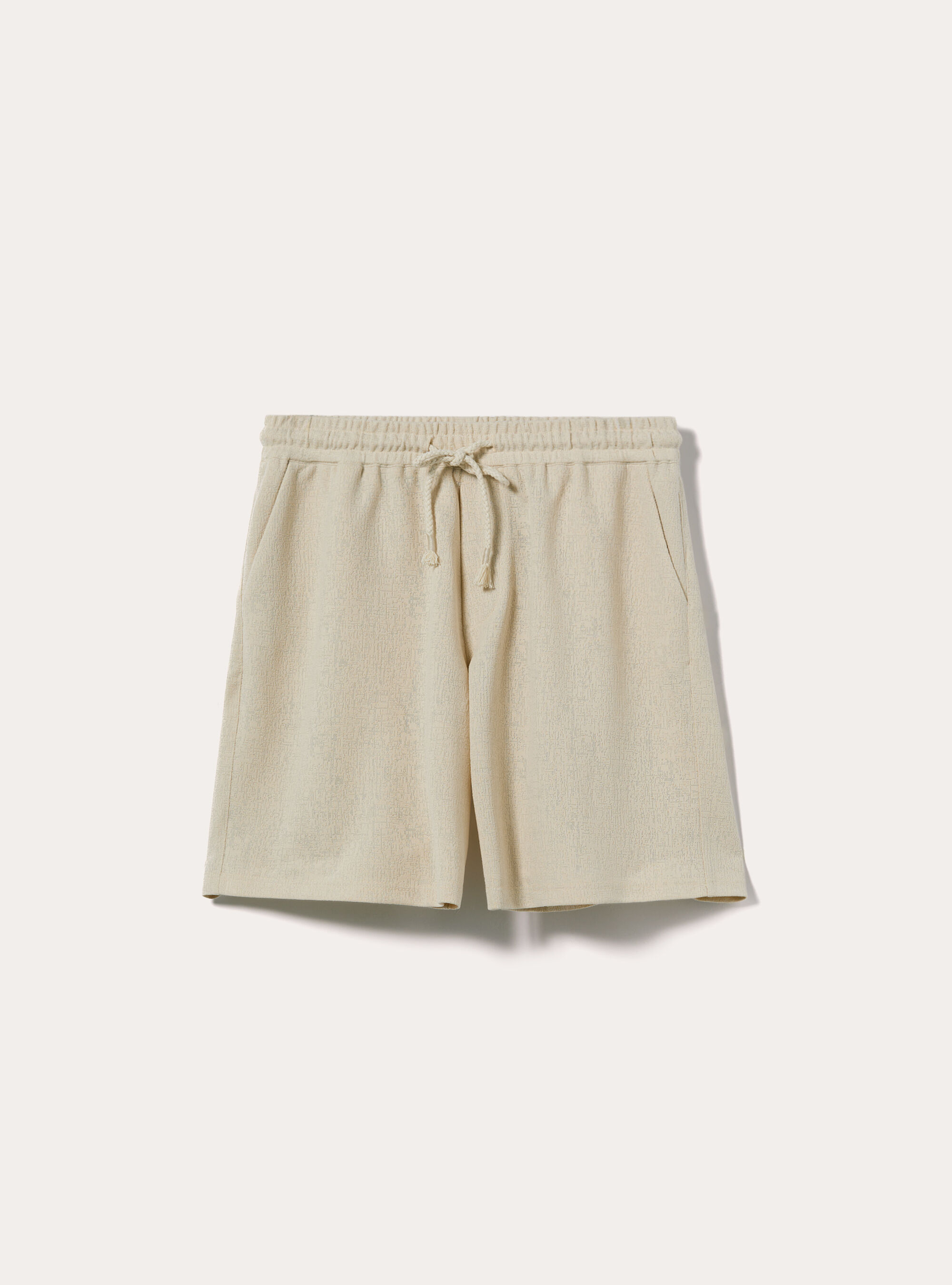 Bermuda testurizzato, CR3 CREAM LIGHT