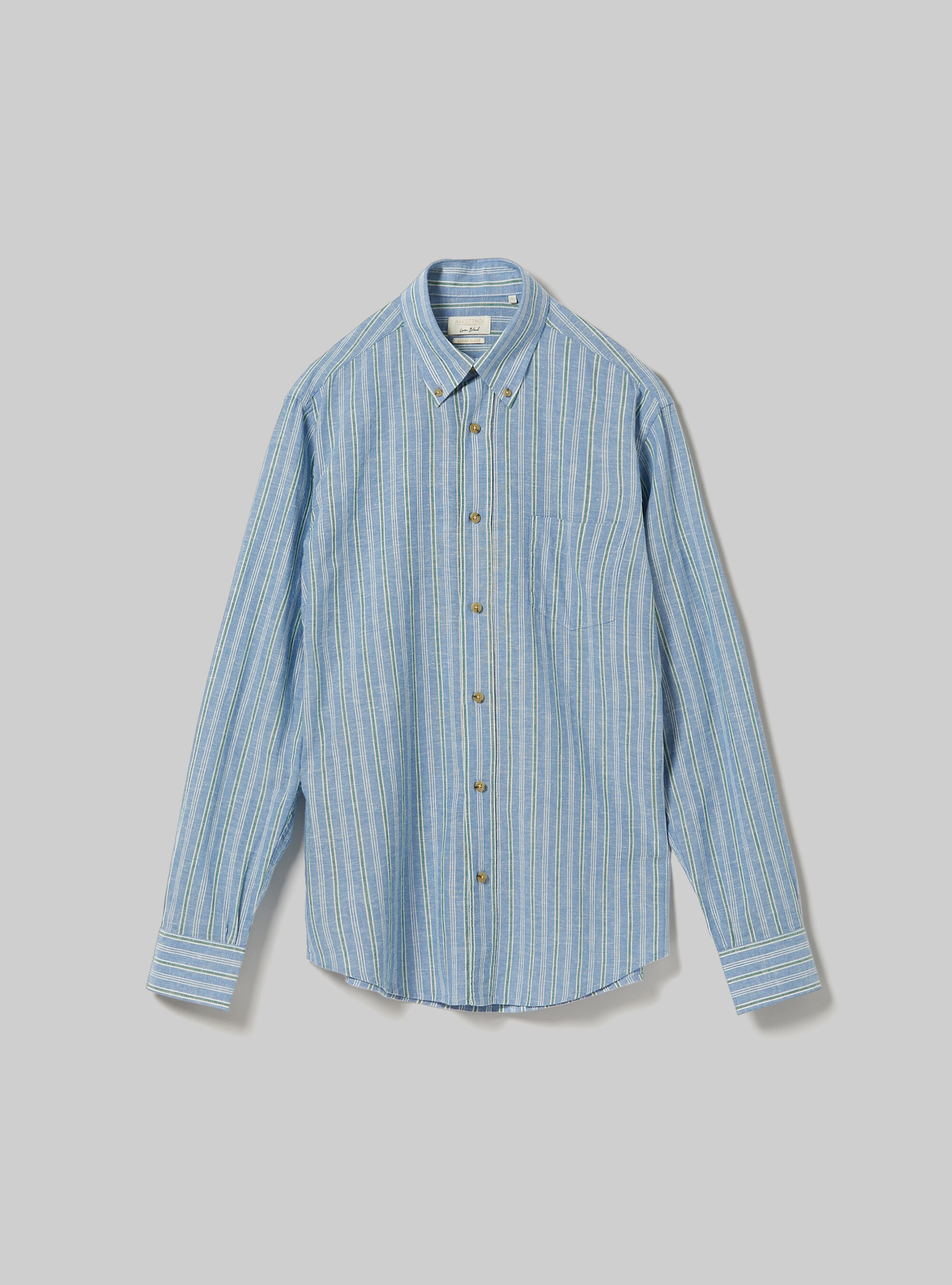Tシャツ・カットソー THE ROW Striped linen blend shirt STRIPED LINEN BLEND T-SHIRT - striped | ZARA United States