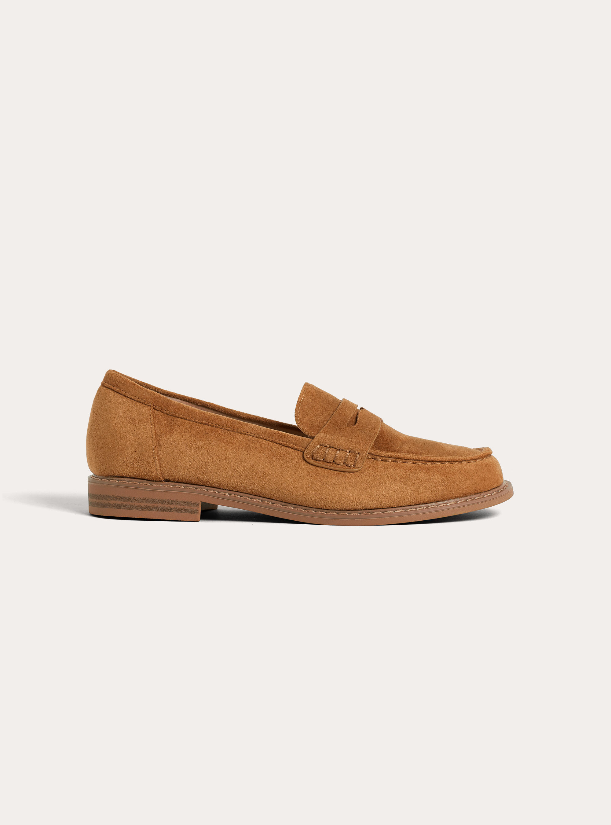 Suede loafers, TB2 TOBACCO MEDIUM