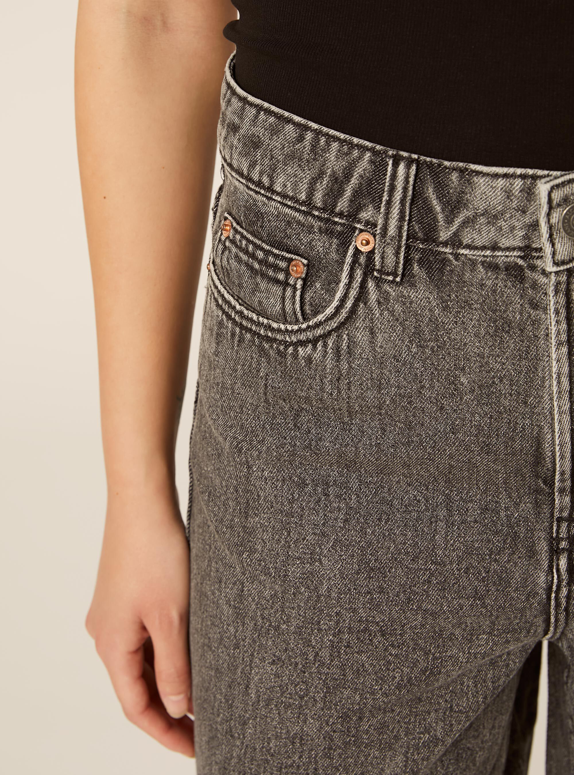 Bermuda Jorts in denim, D000 BLACK