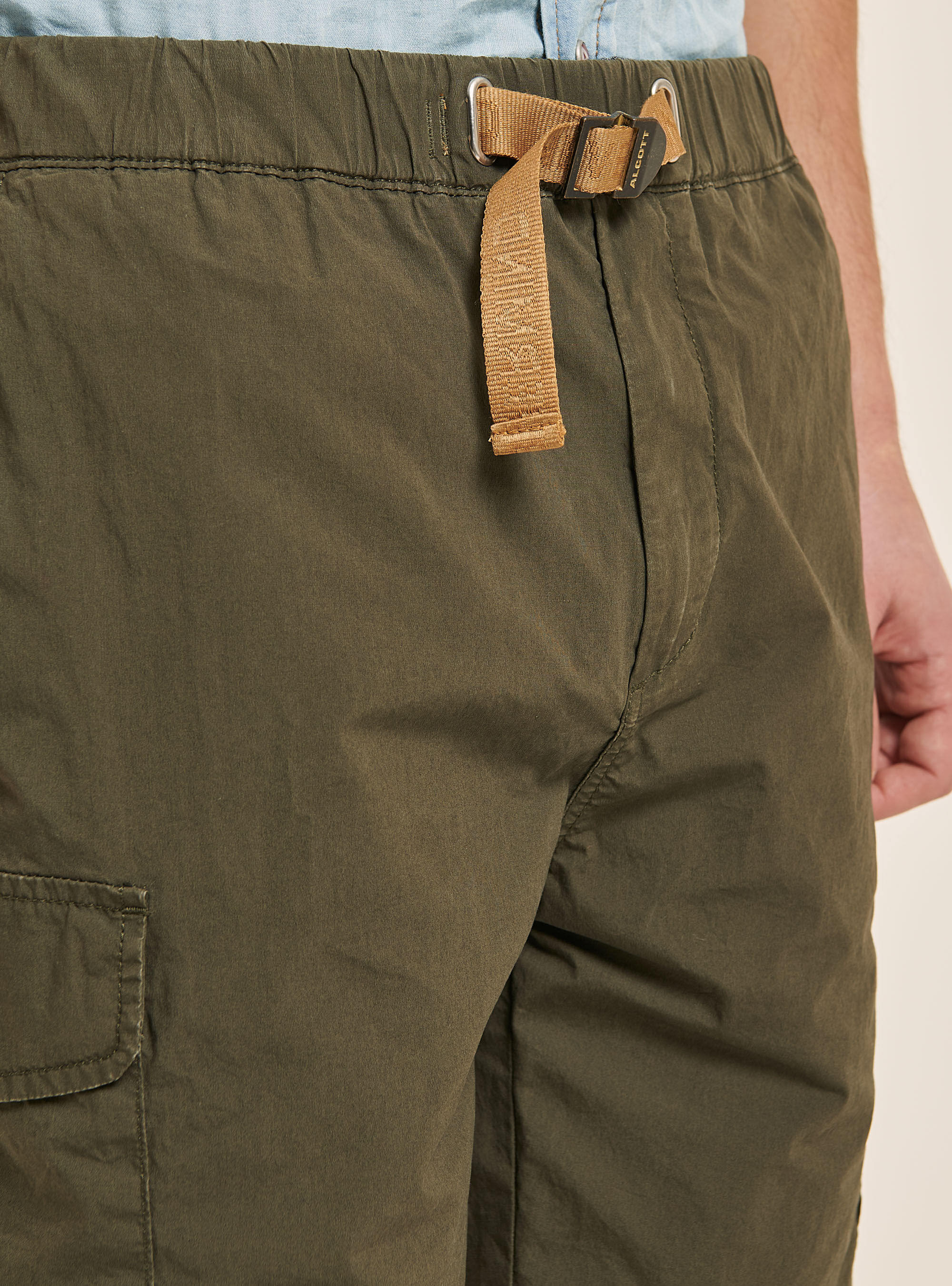 【U LAN】Becca Cargo Bermuda Cotton Pants Washed Out Core Spun Cargo Shorts Men's | Montbell Europe