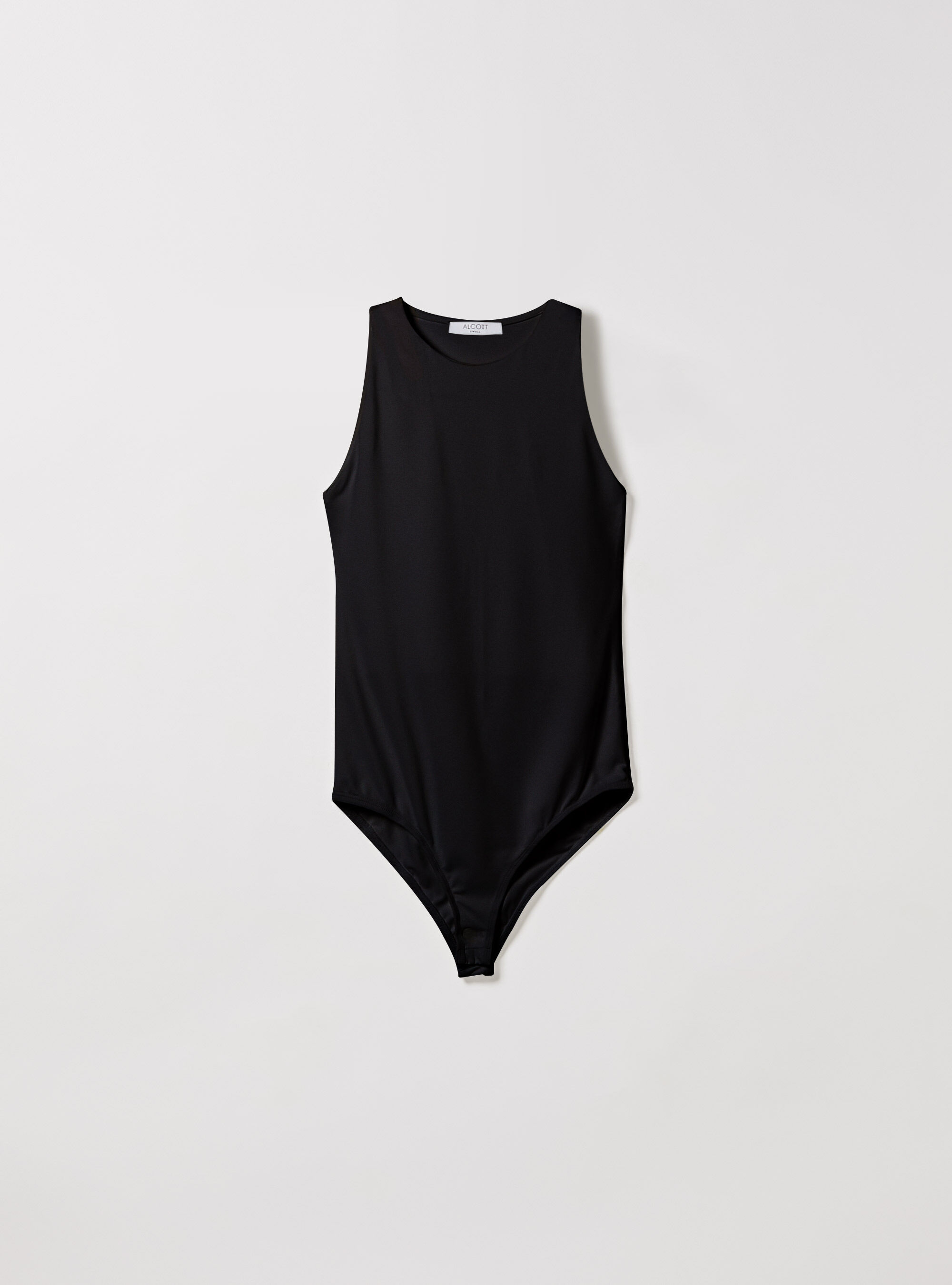 Bodysuit with halter neckline