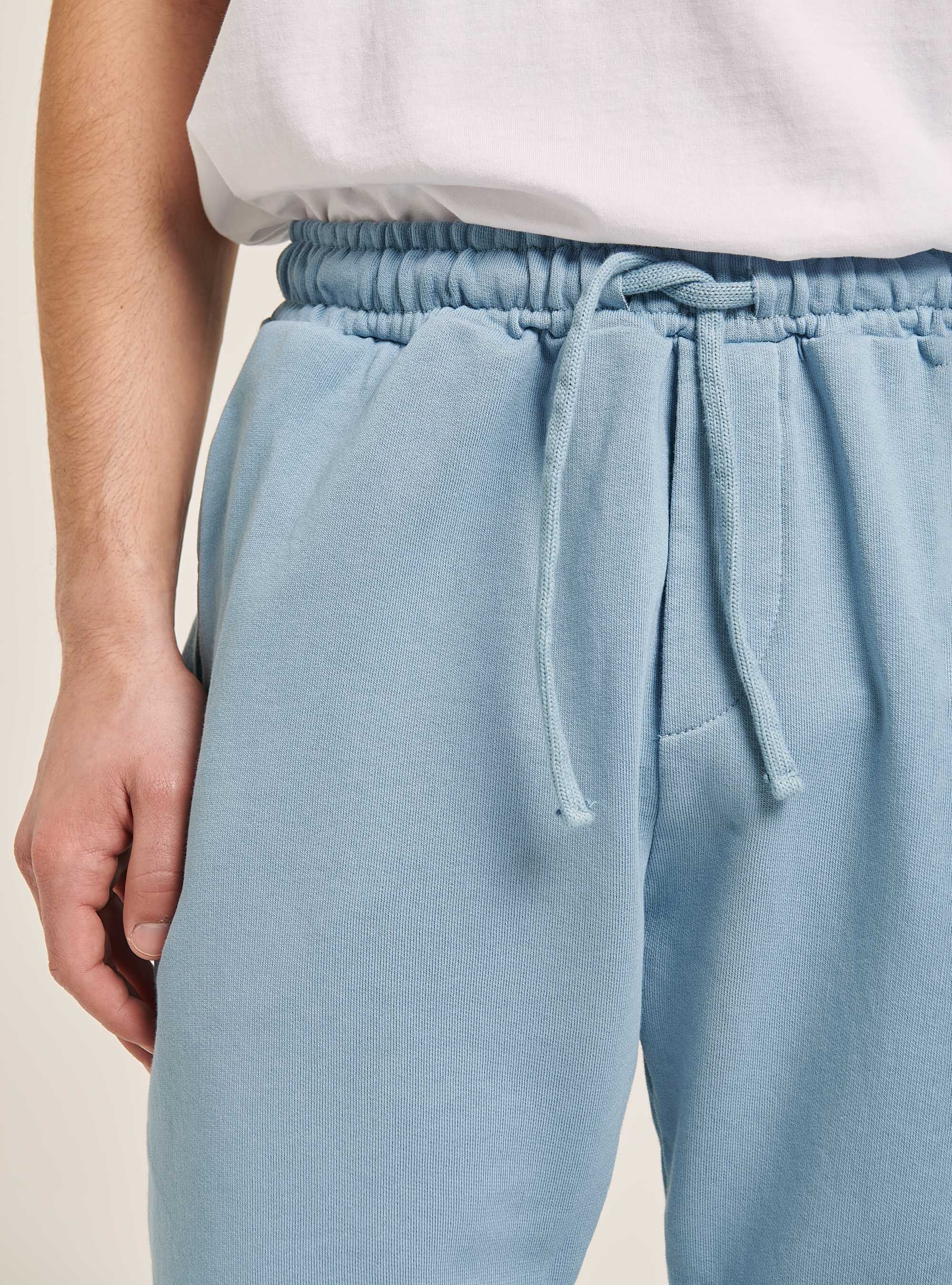 Jogger trousers in cotton, C176 AZZURRE