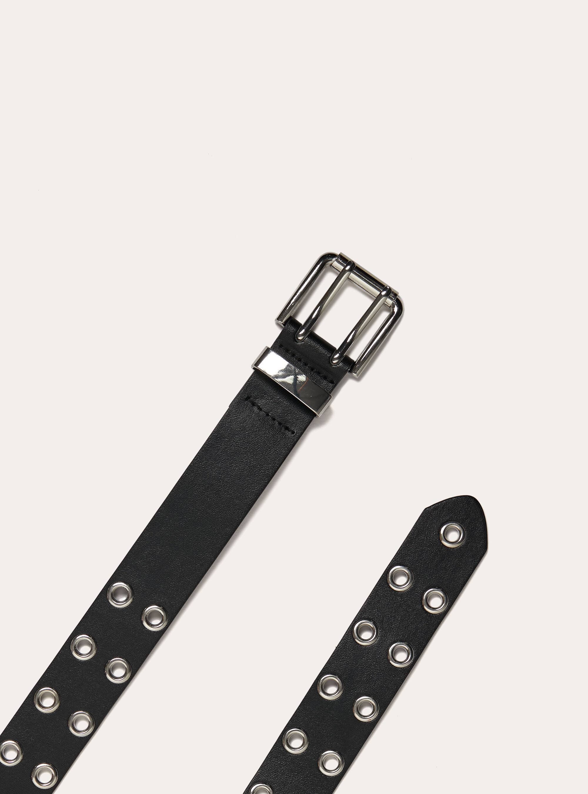 Leather effect belt with metal eyelets Alcott Women s catalog alcott storefront