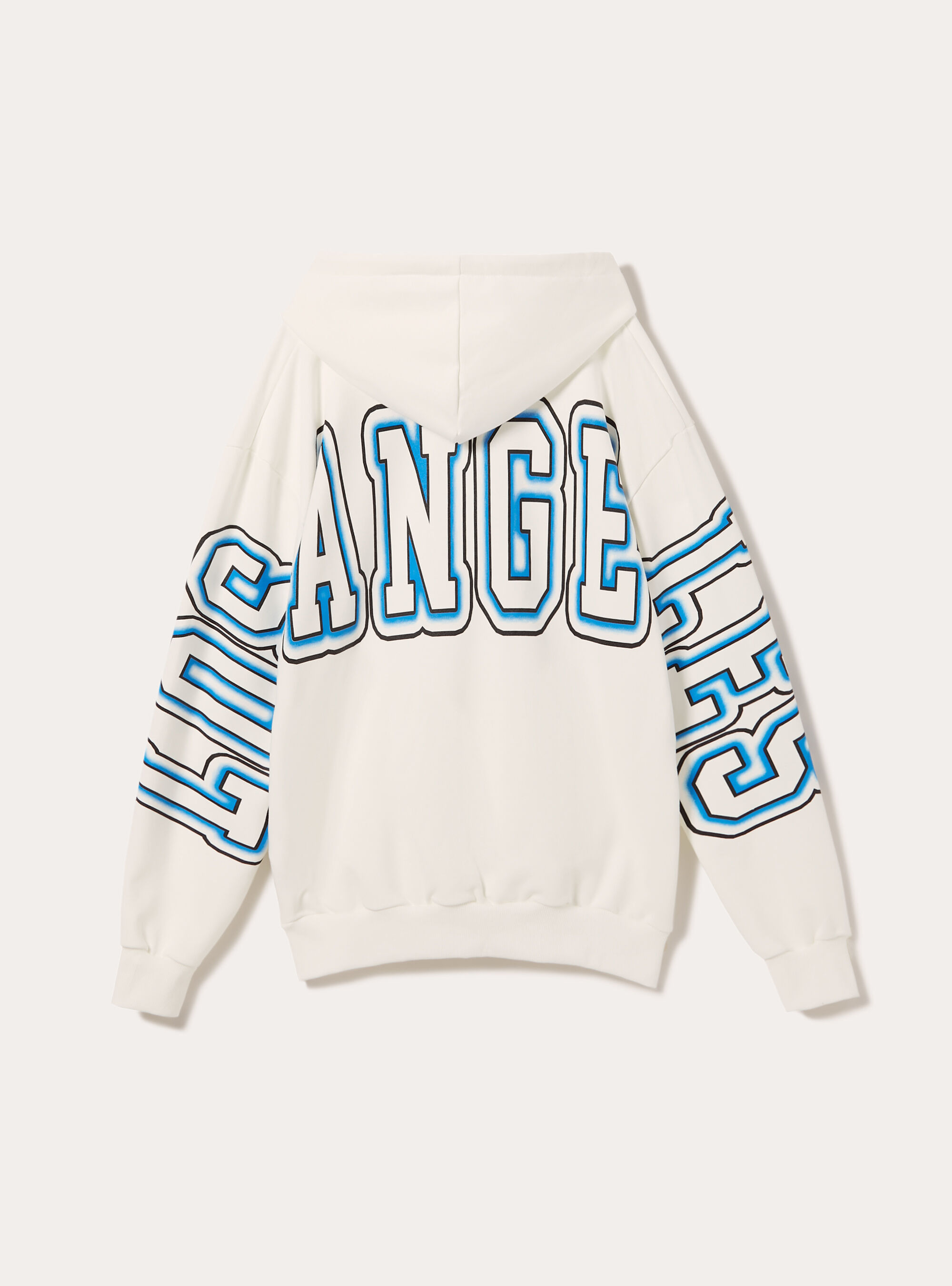 Sweat &agrave; capuche avec impression, WH2 WHITE