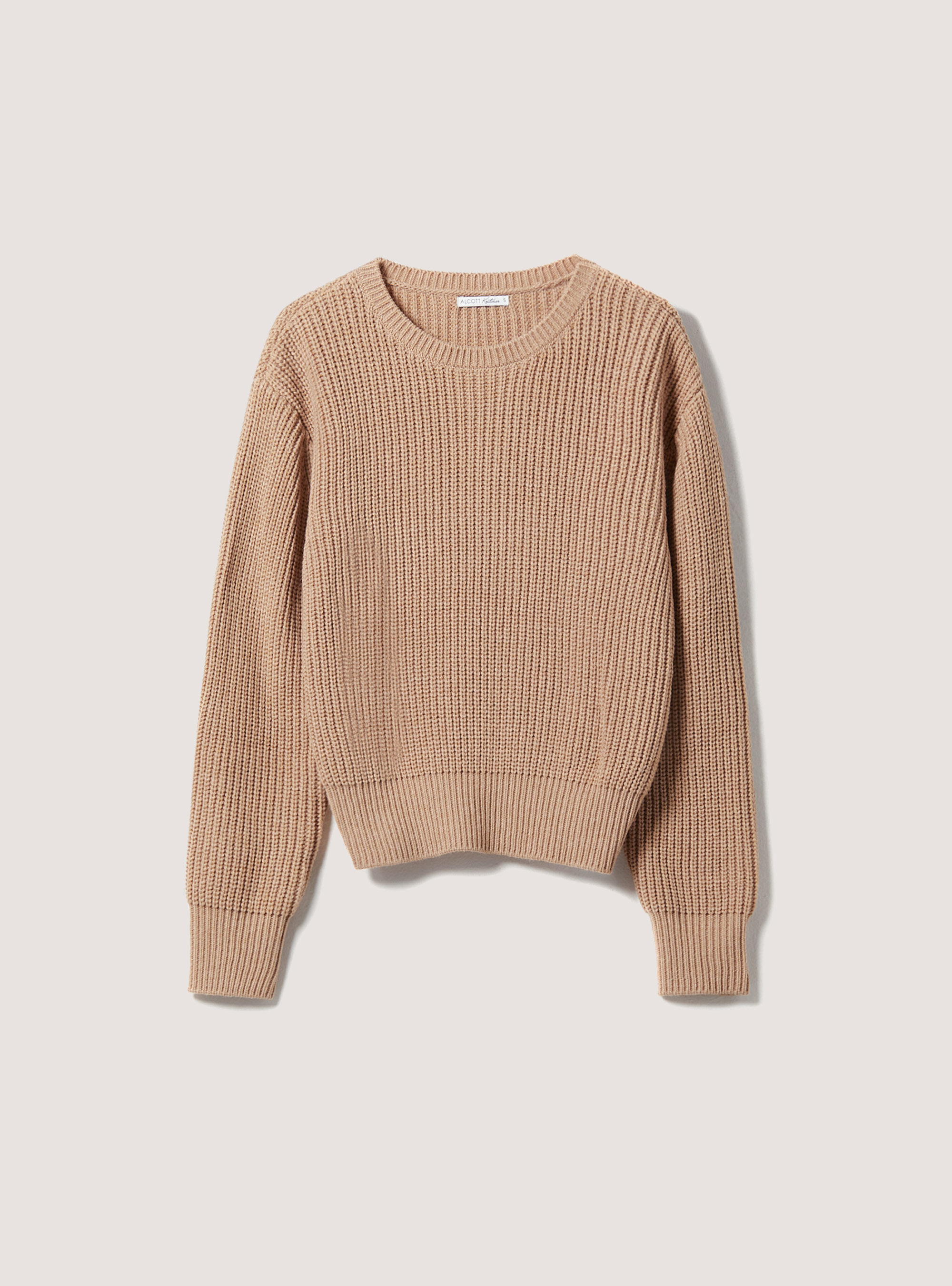 Jersey de canal&eacute; ingl&eacute;s, C0511TOBACCO/C099WHITE