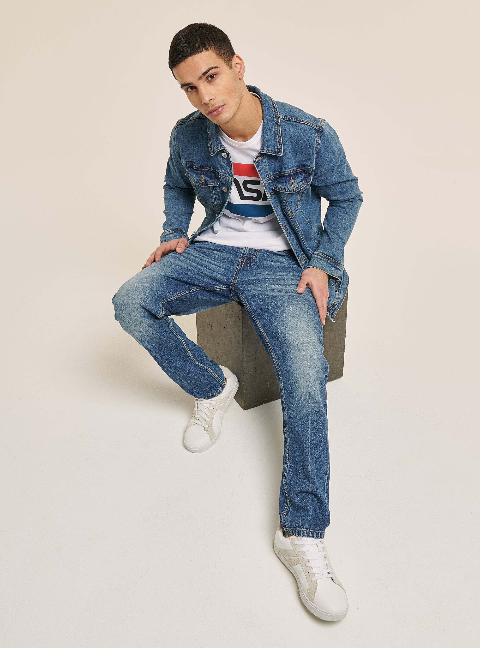 Giubbotto denim comfort fit | Alcott | Cappotti e Giubbotti Uomo