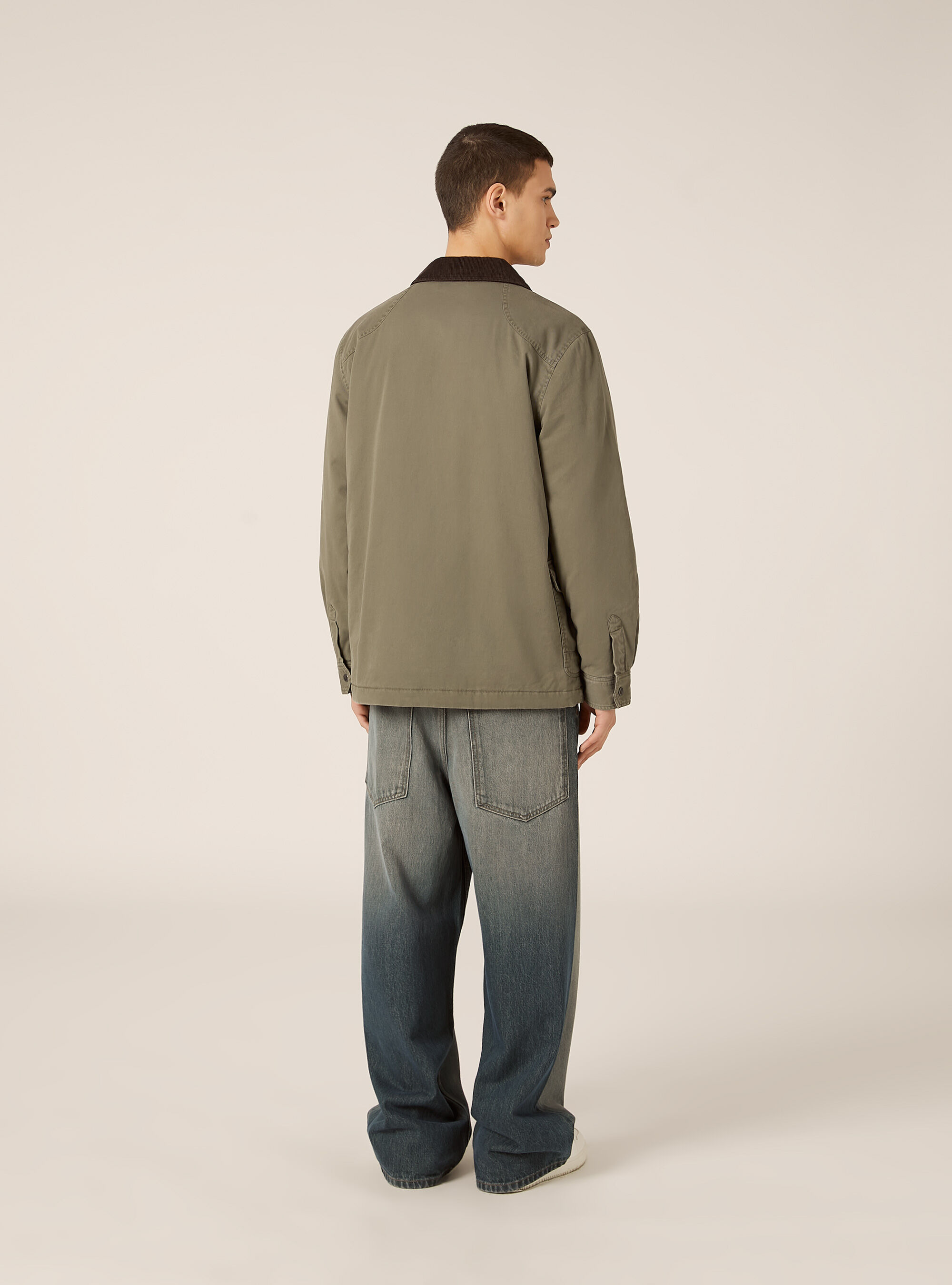 Giubbotto con alamari e collo in velluto, KY2 KAKY MEDIUM