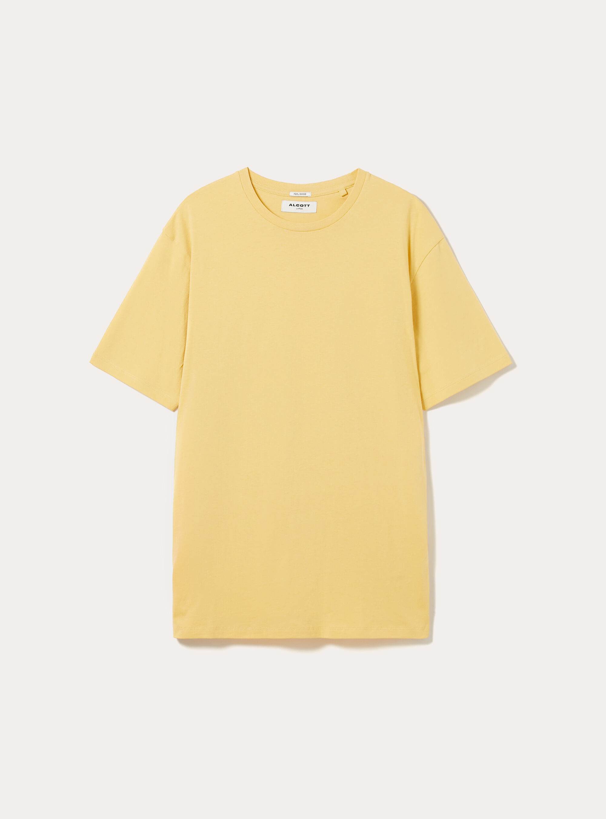 T-shirt basique en coton, YE2 YELLOW MEDIUM
