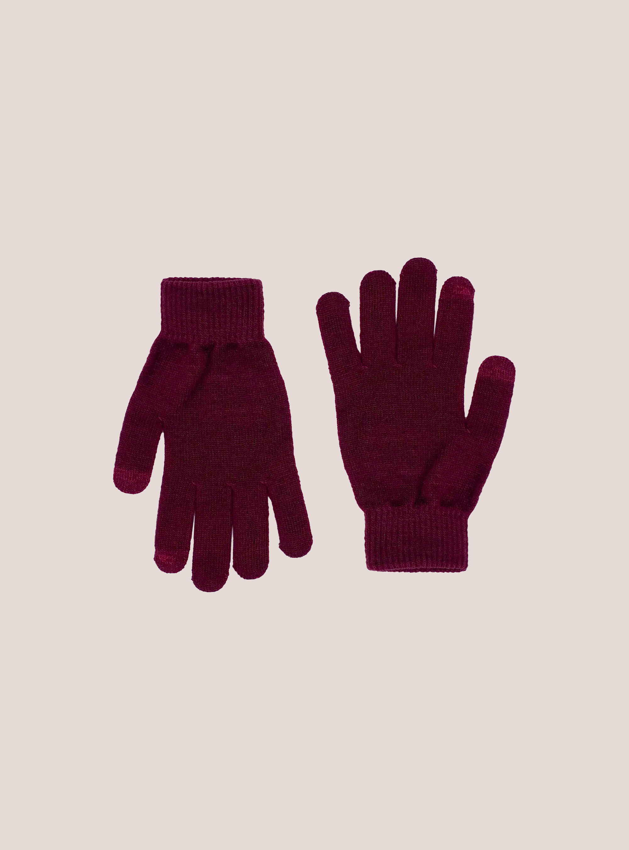 Guanti touch screen, BO2 BORDEAUX MEDIUM