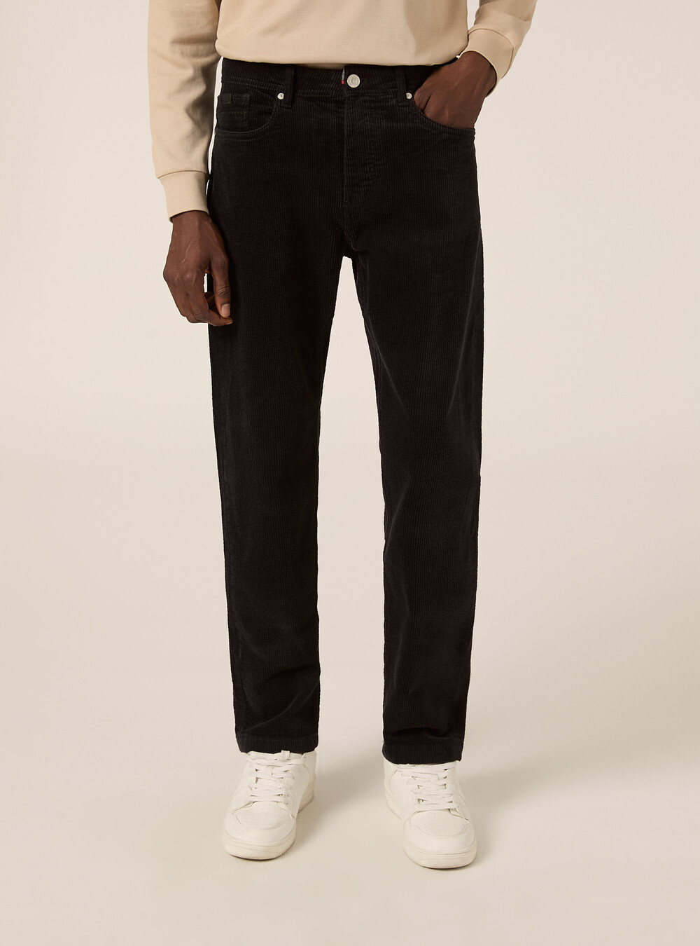 Pantaloni Skinny Fit Bicolore Nero/blu Per Uomo - Modello Biker BALM1053, Nuovi Con Etichette - Foto 3