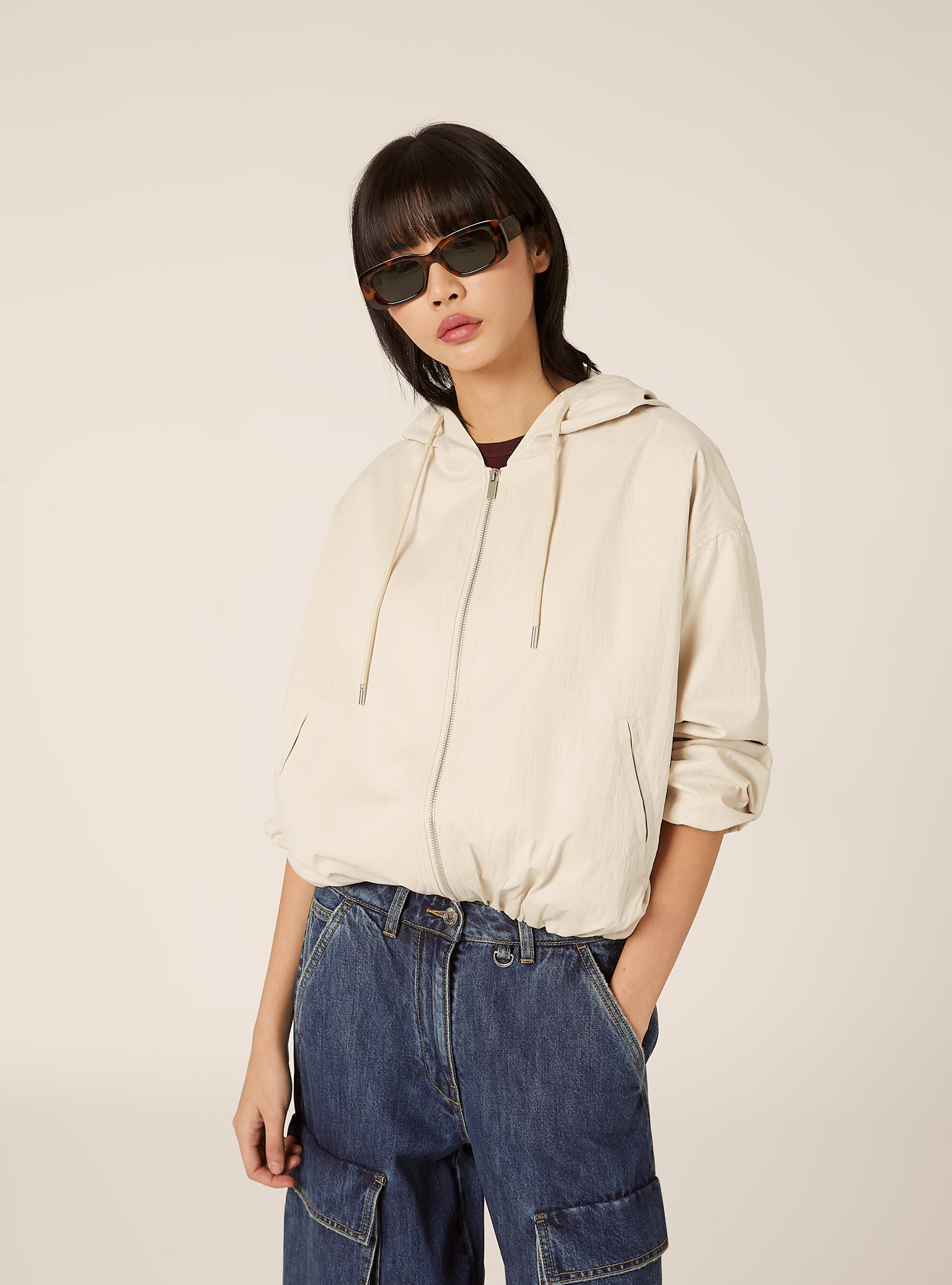 Giacca cappuccio balloon fit