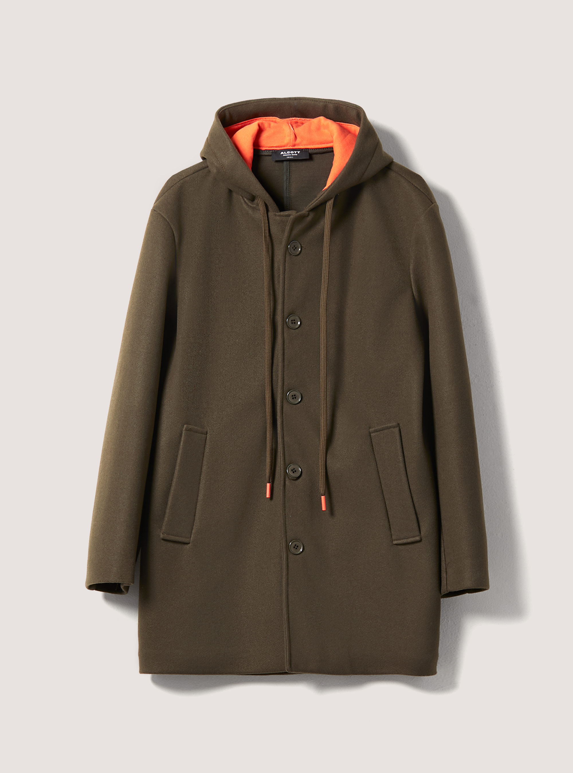 Hooded coat, KY2 KAKY MEDIUM