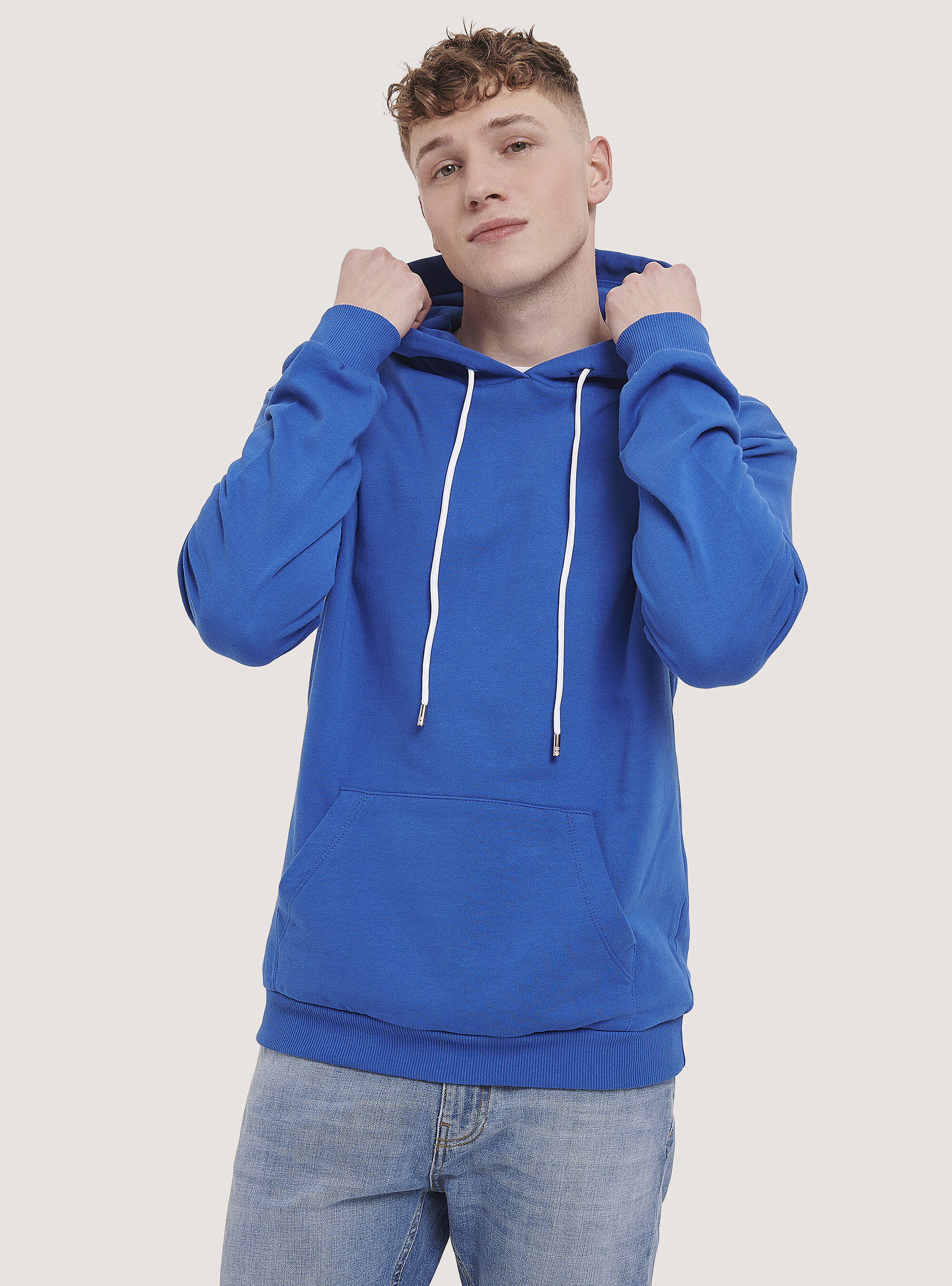 Basic cotton hoodie new arrivals