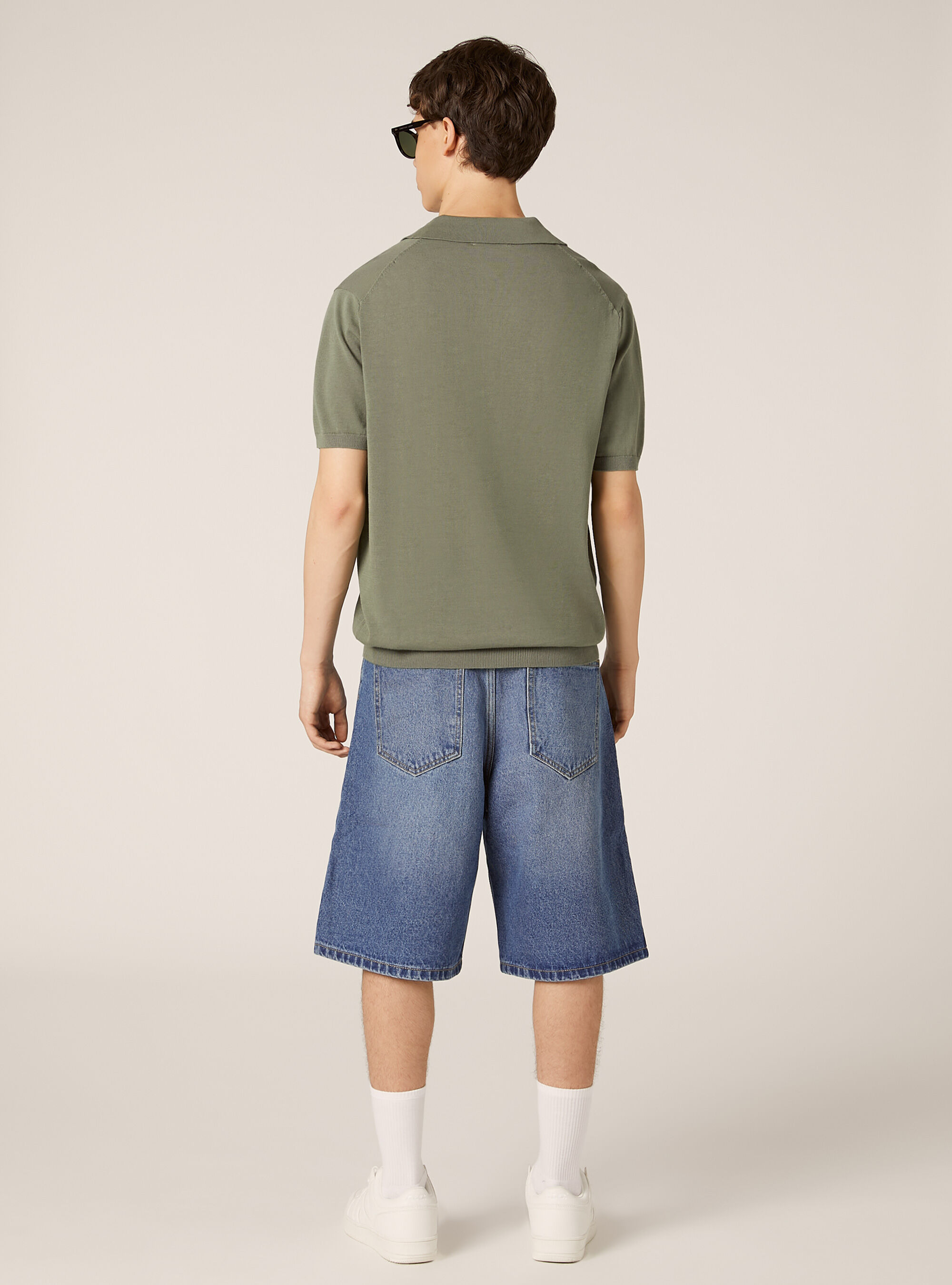 Pullover with polo neck, KY3 KAKY LIGHT