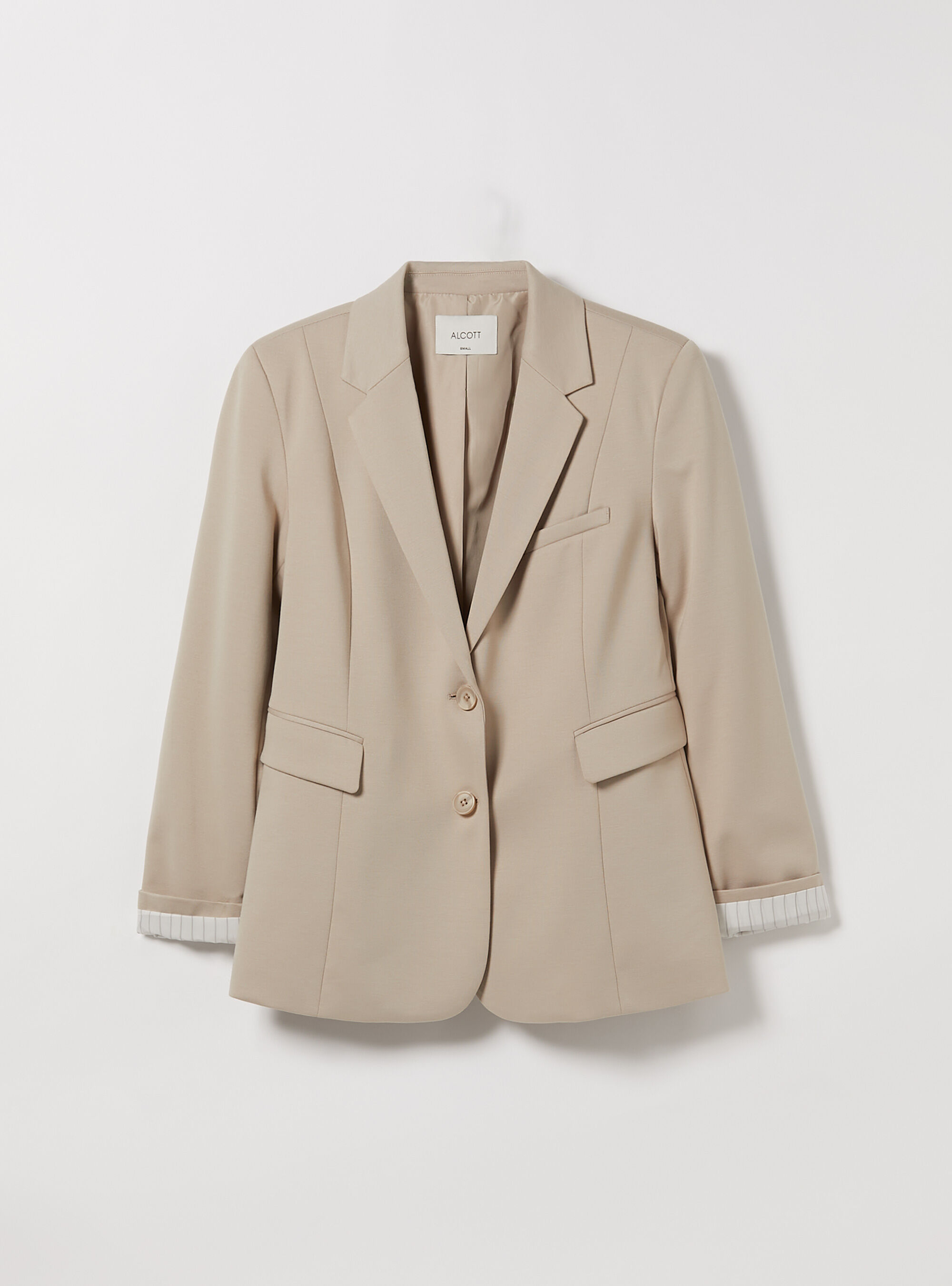 Jersey blazer, BG3 BEIGE LIGHT