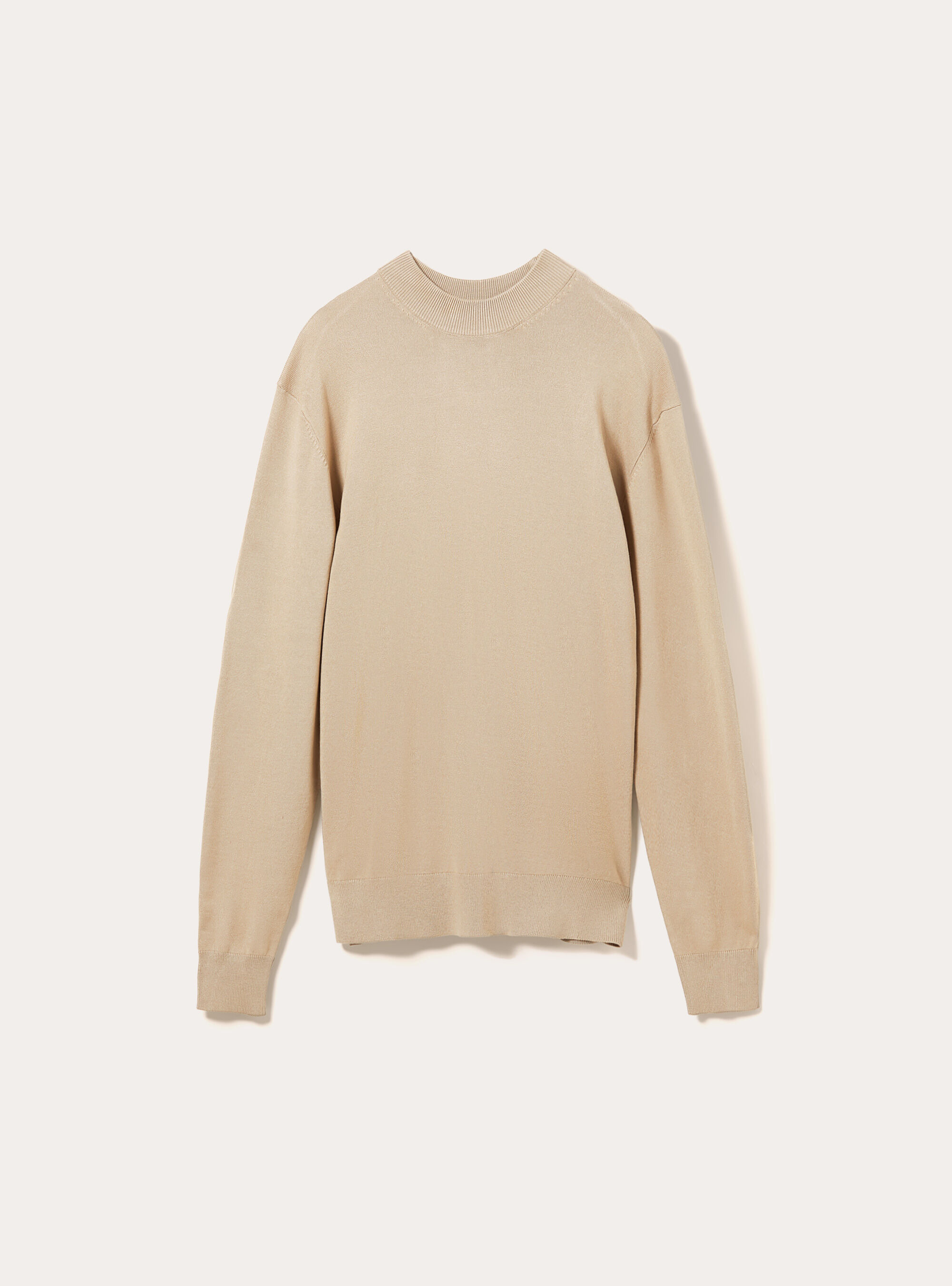 Jersey de cuello medio, BG2 BEIGE MEDIUM