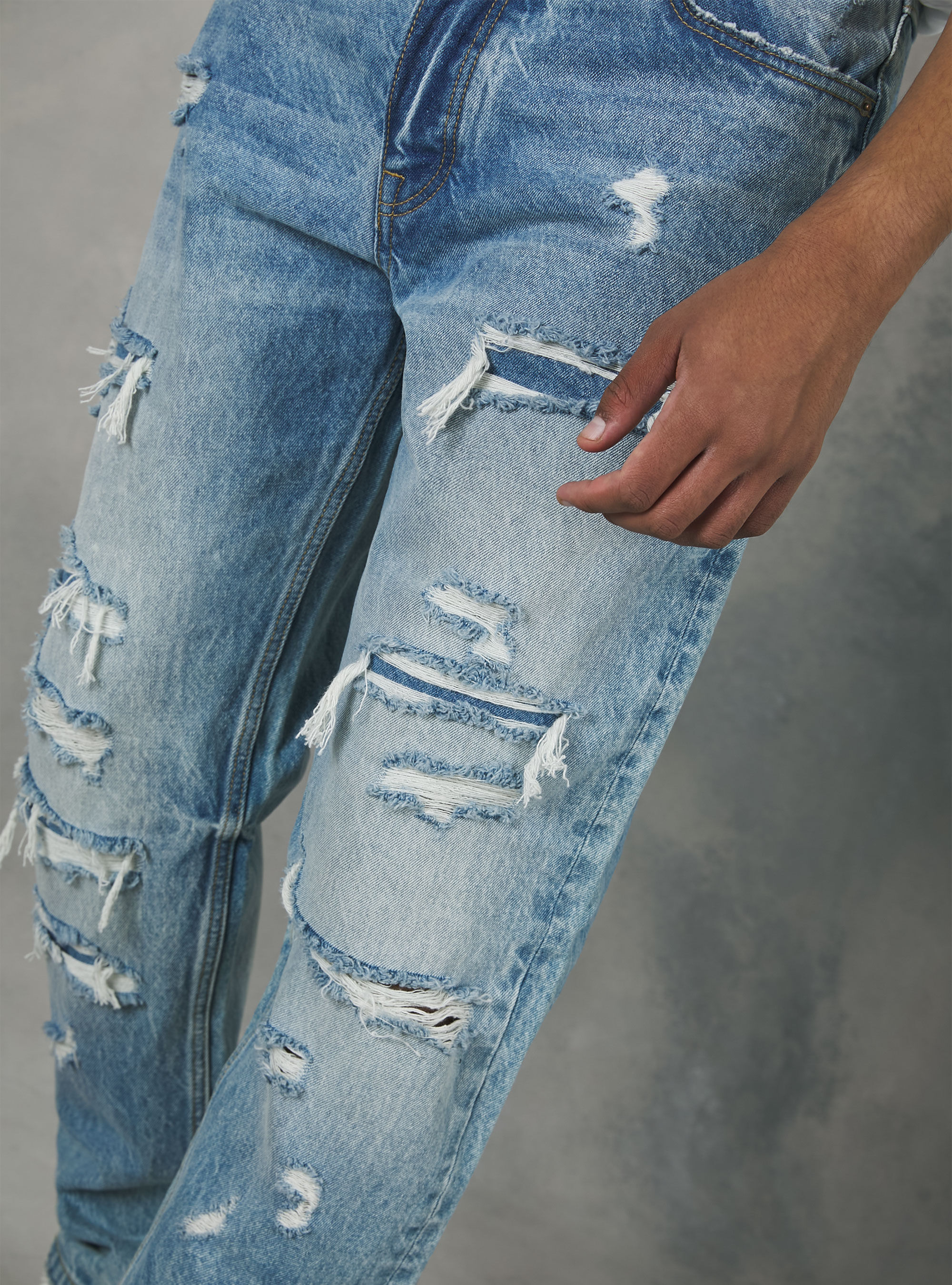 90s slim fit jeans, D005 LIGHT BLUE
