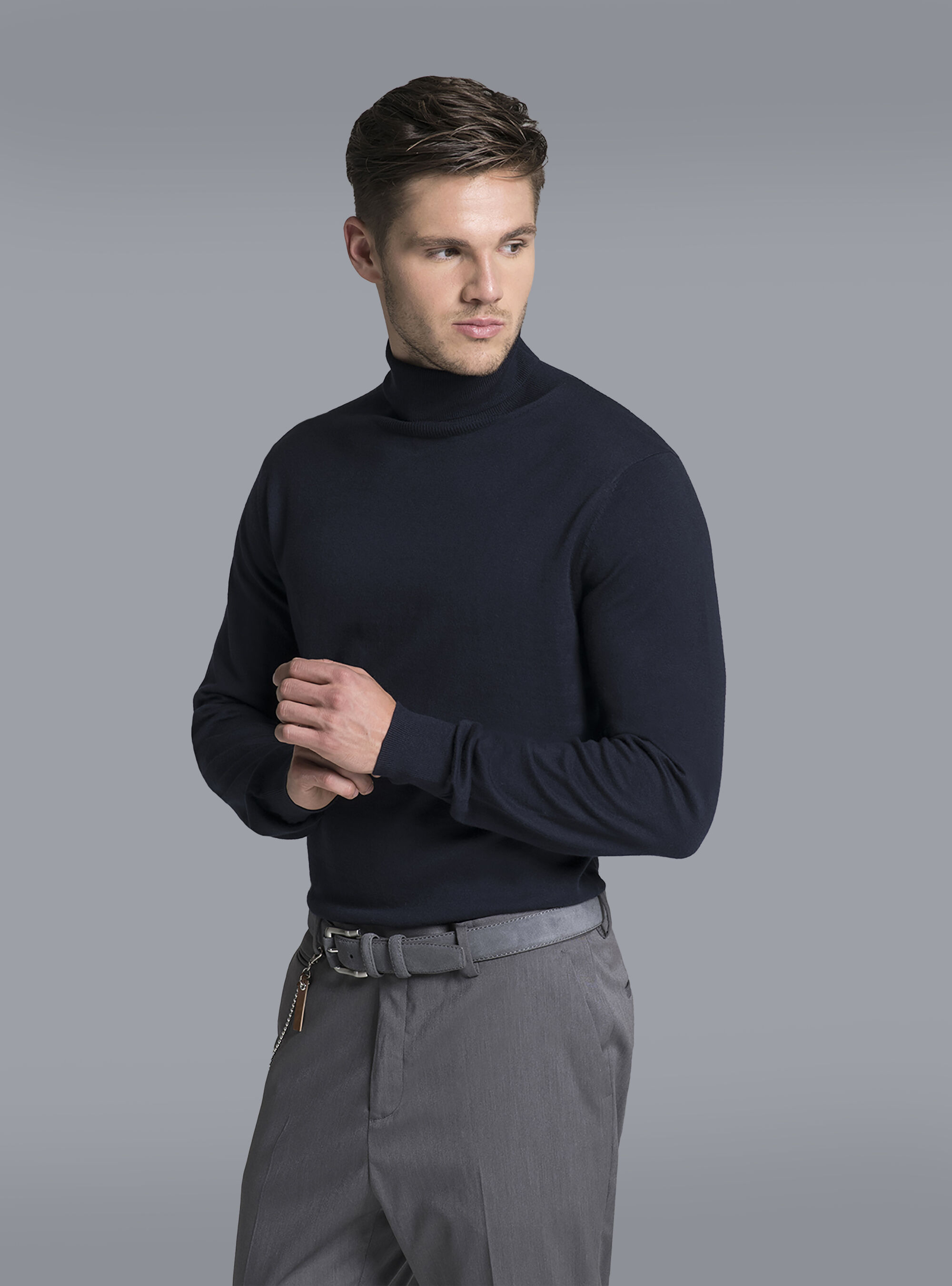 Maglia con collo alto