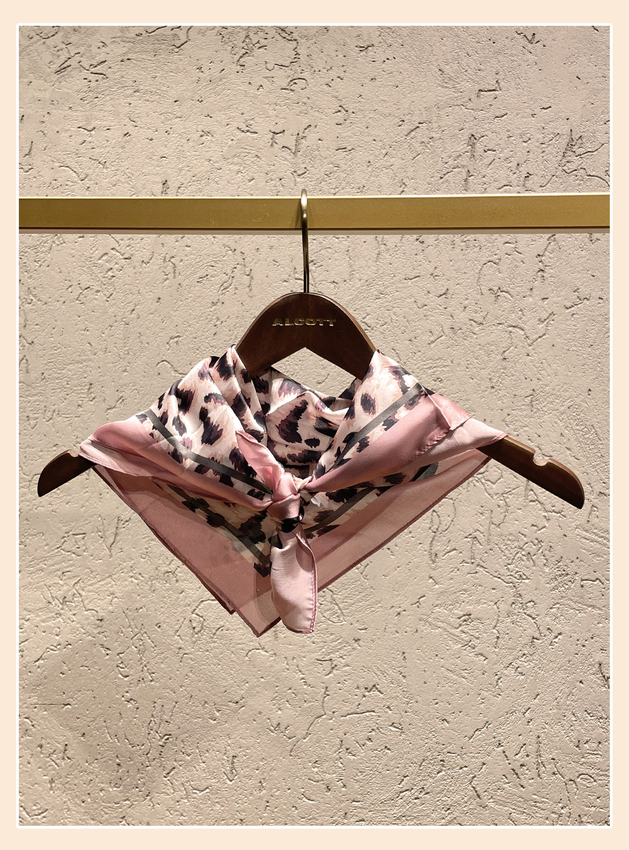 Scarf with animal print, ANIMALIER