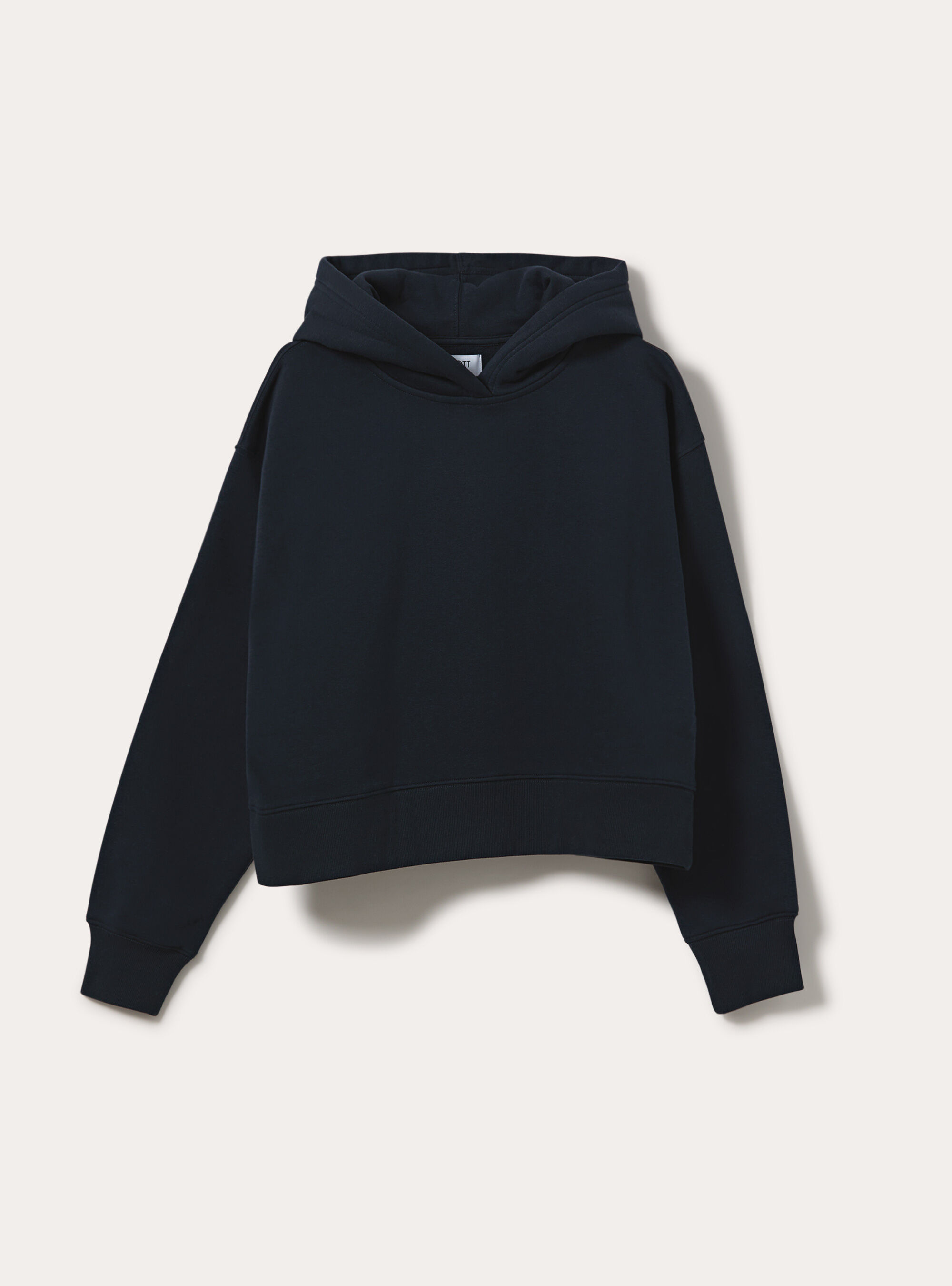 Felpa boxy con cappuccio, NA1 NAVY DARK
