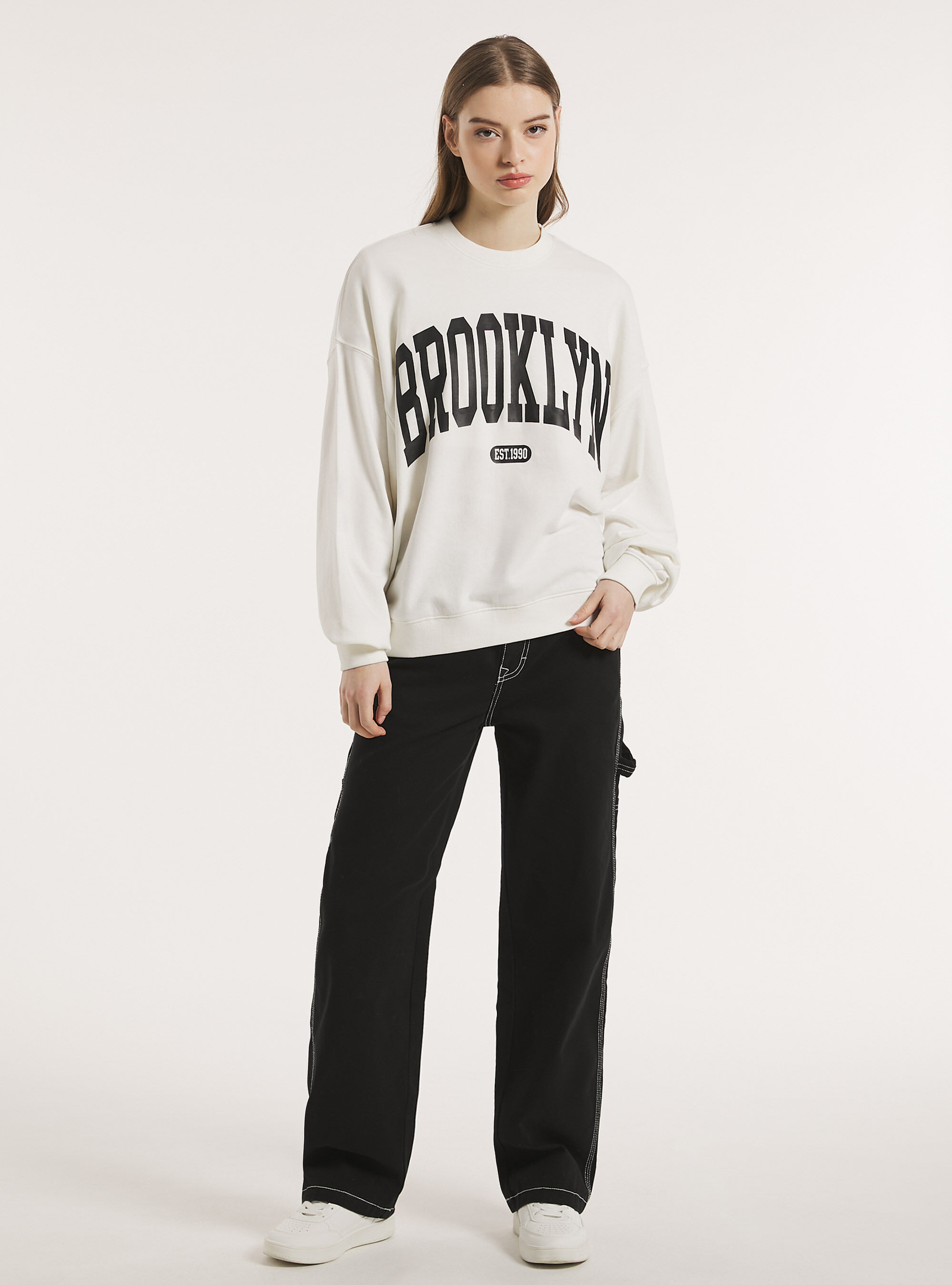 Sweat oversize avec imprime Alcott Sweat Shirts Donna