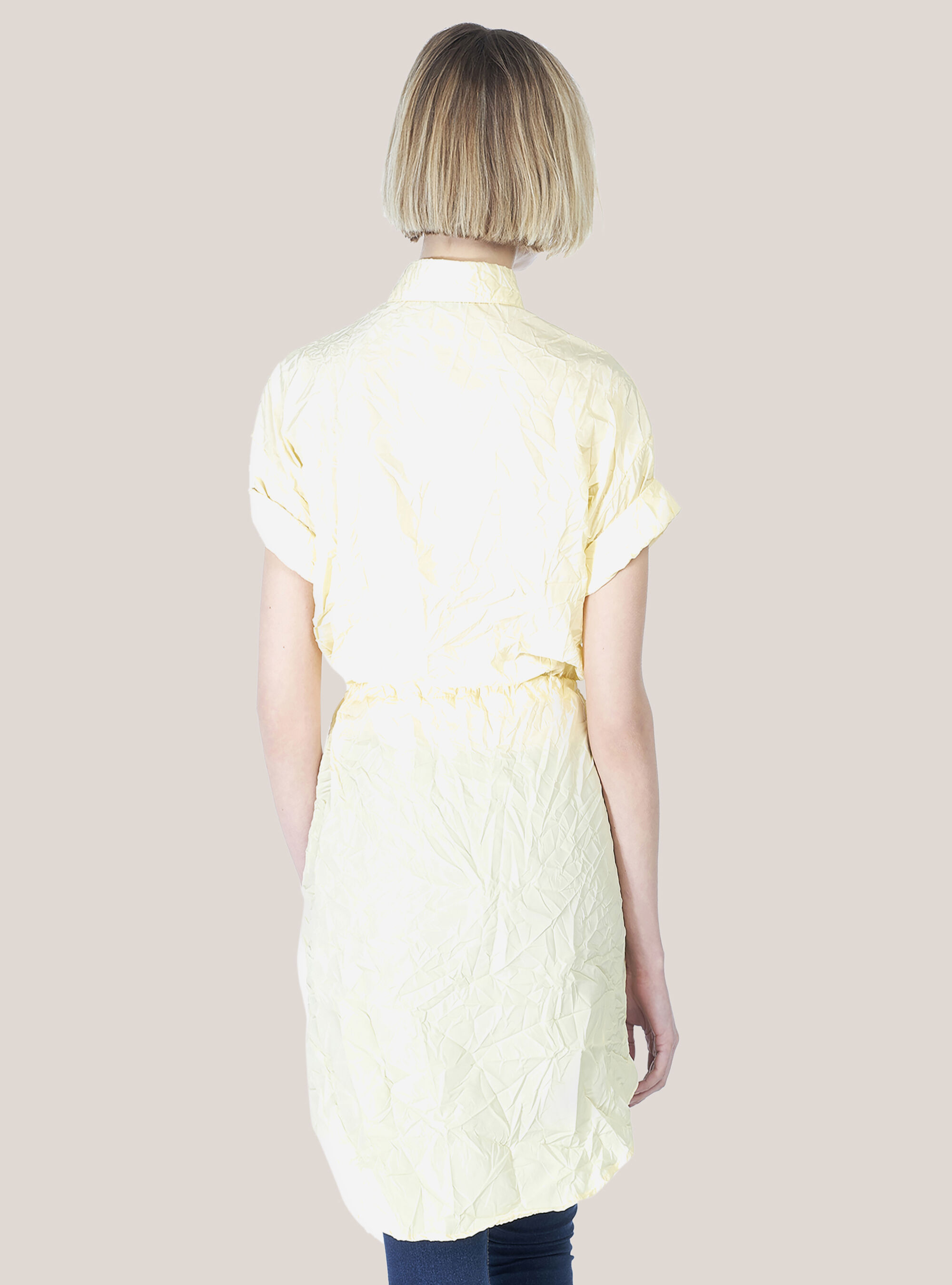 Camisa Larga, C7707 L. YELLOW