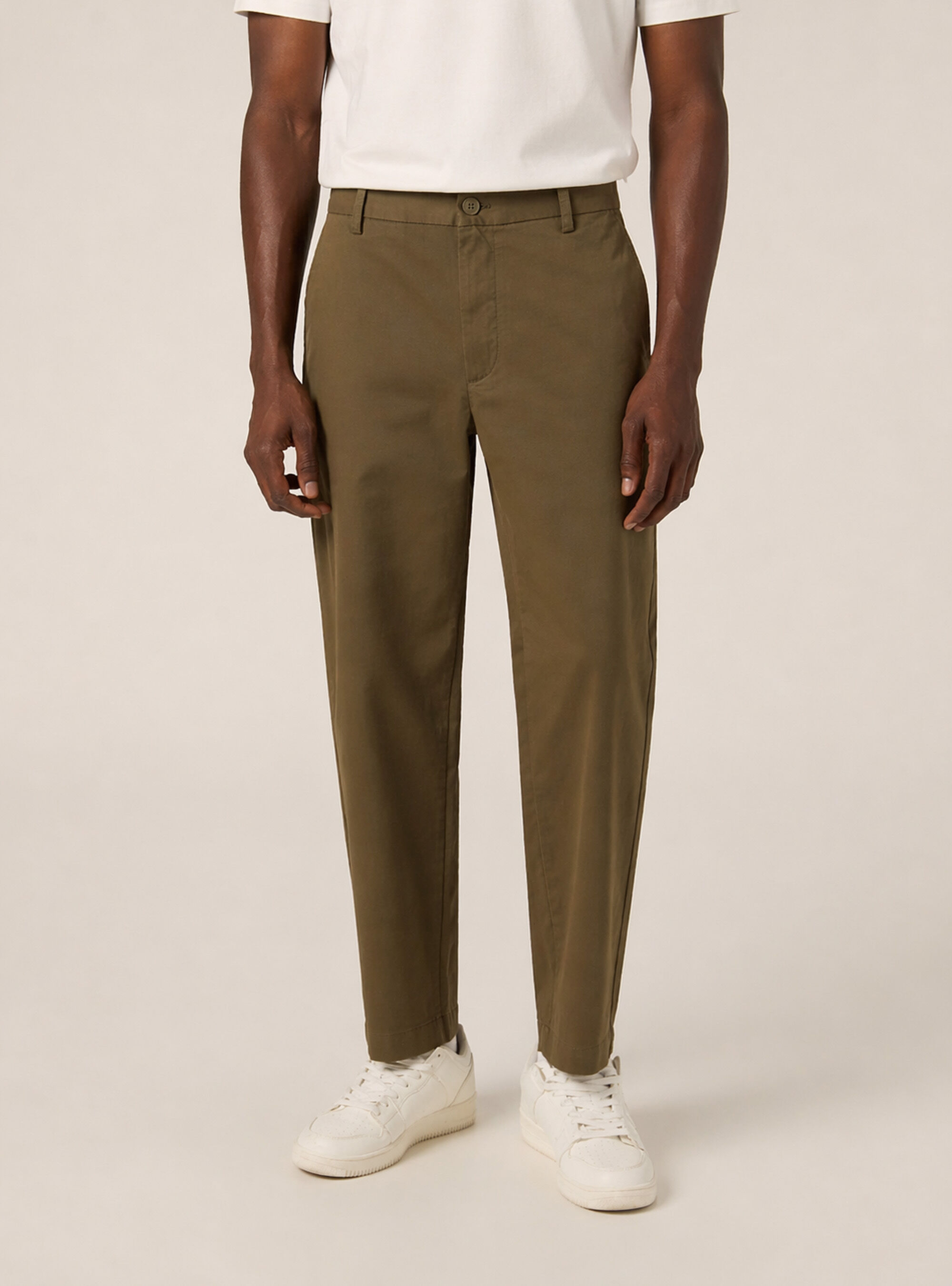 Pantalon chino slim fit en twill stretch