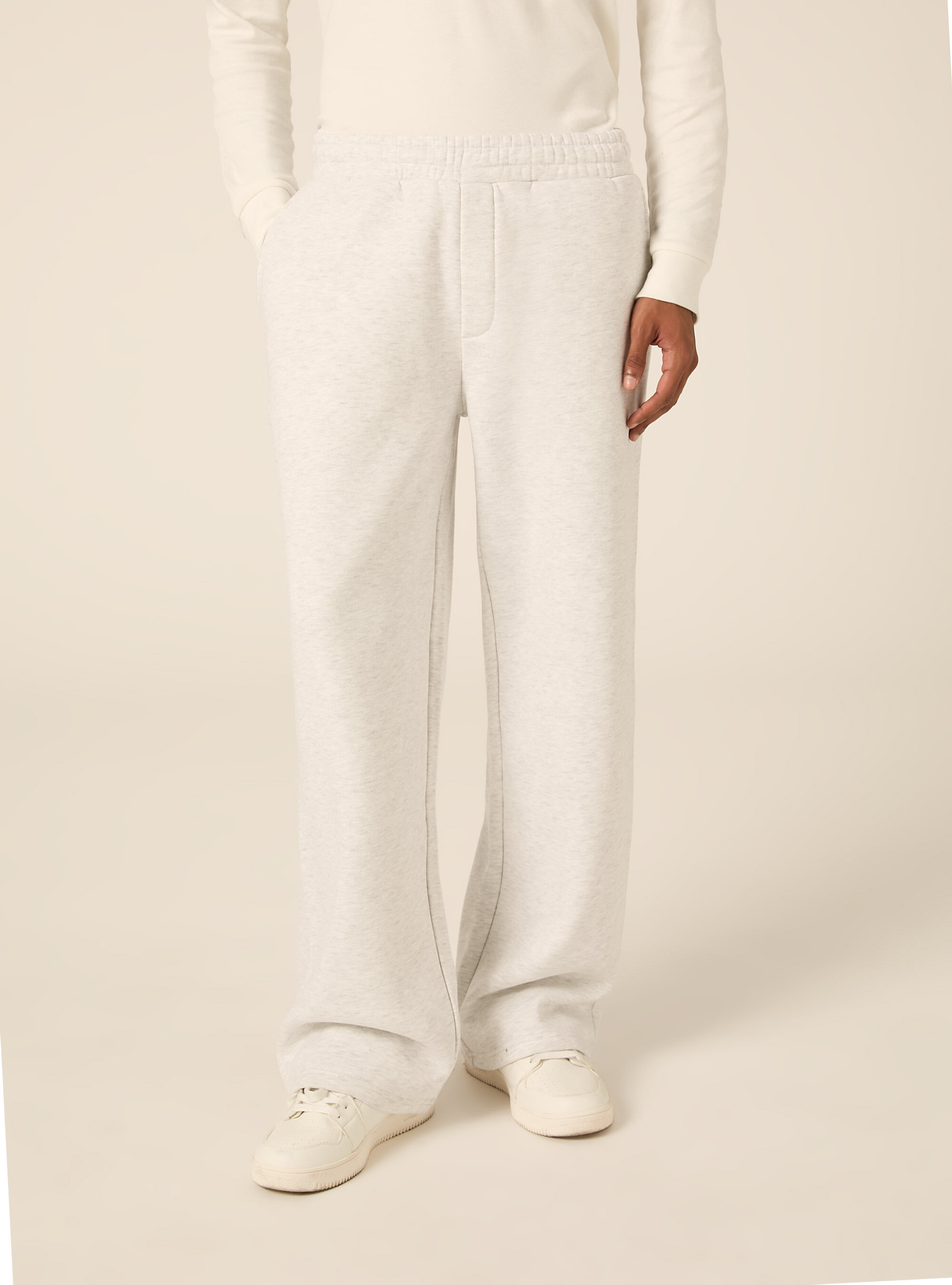 Pantaloni loose in felpa