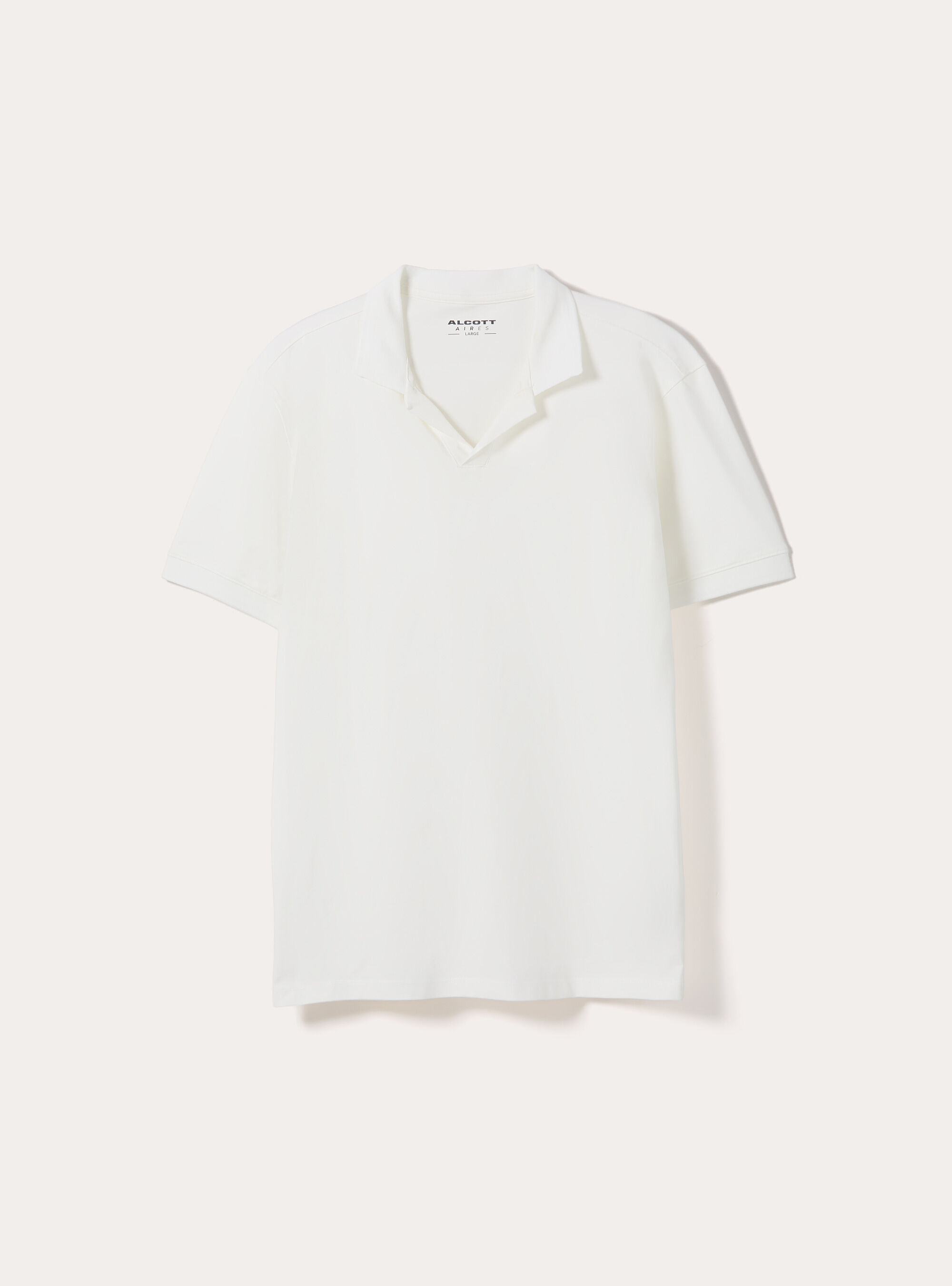 AIRES stretch piqu&eacute; polo shirt, WH1 OFF WHITE