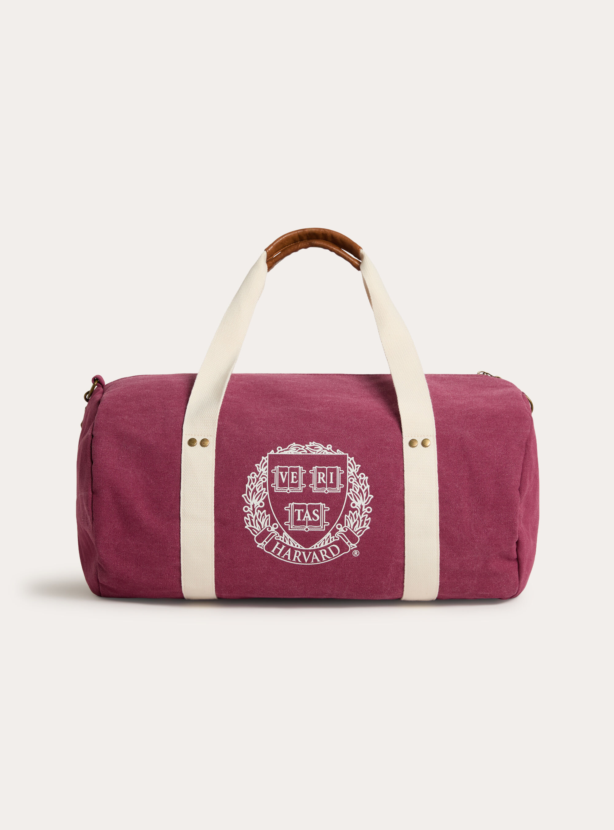 Sac de voyage en toile avec imprime Harvard / Alcott