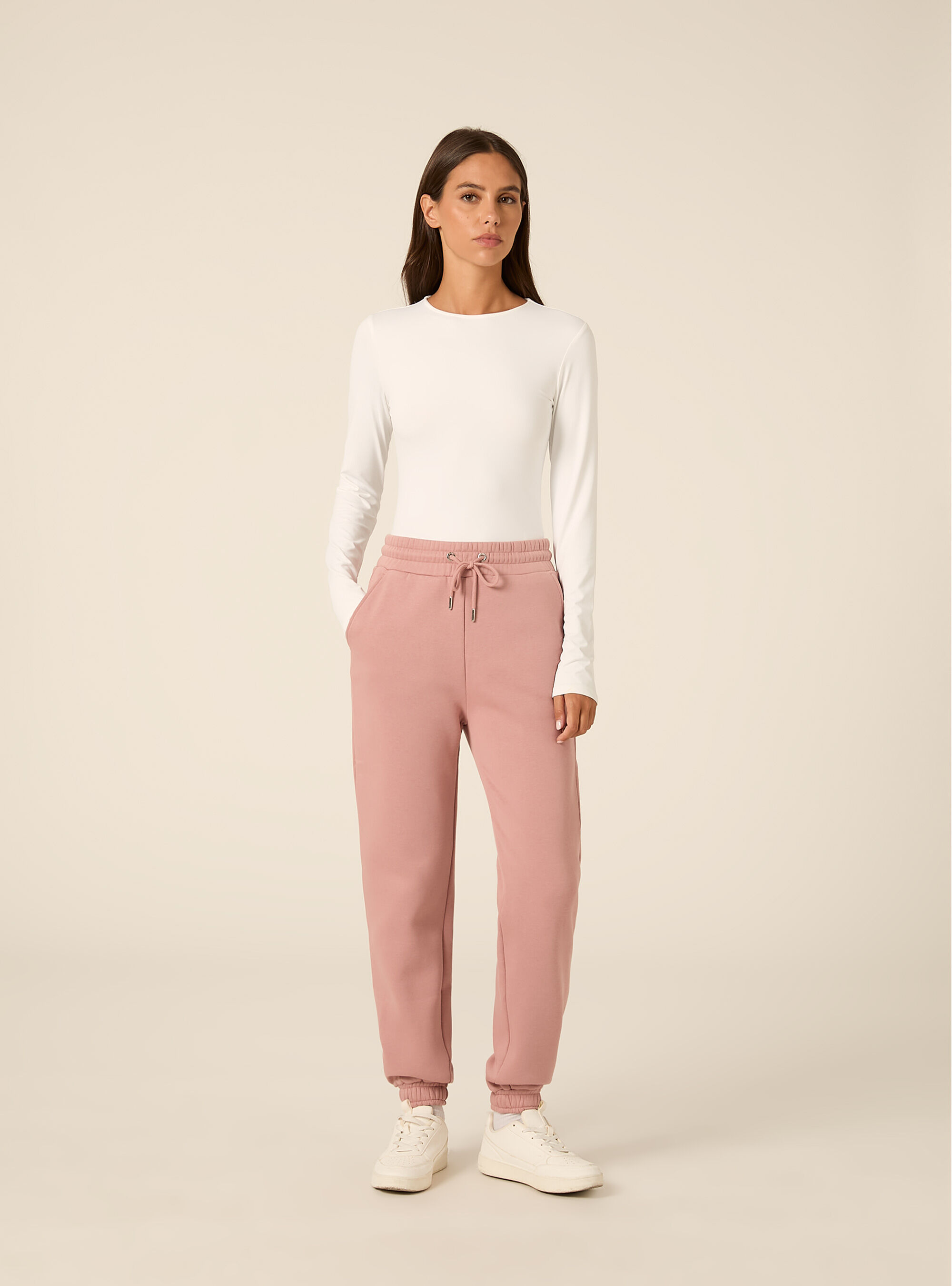 Jogger basic tinta unita