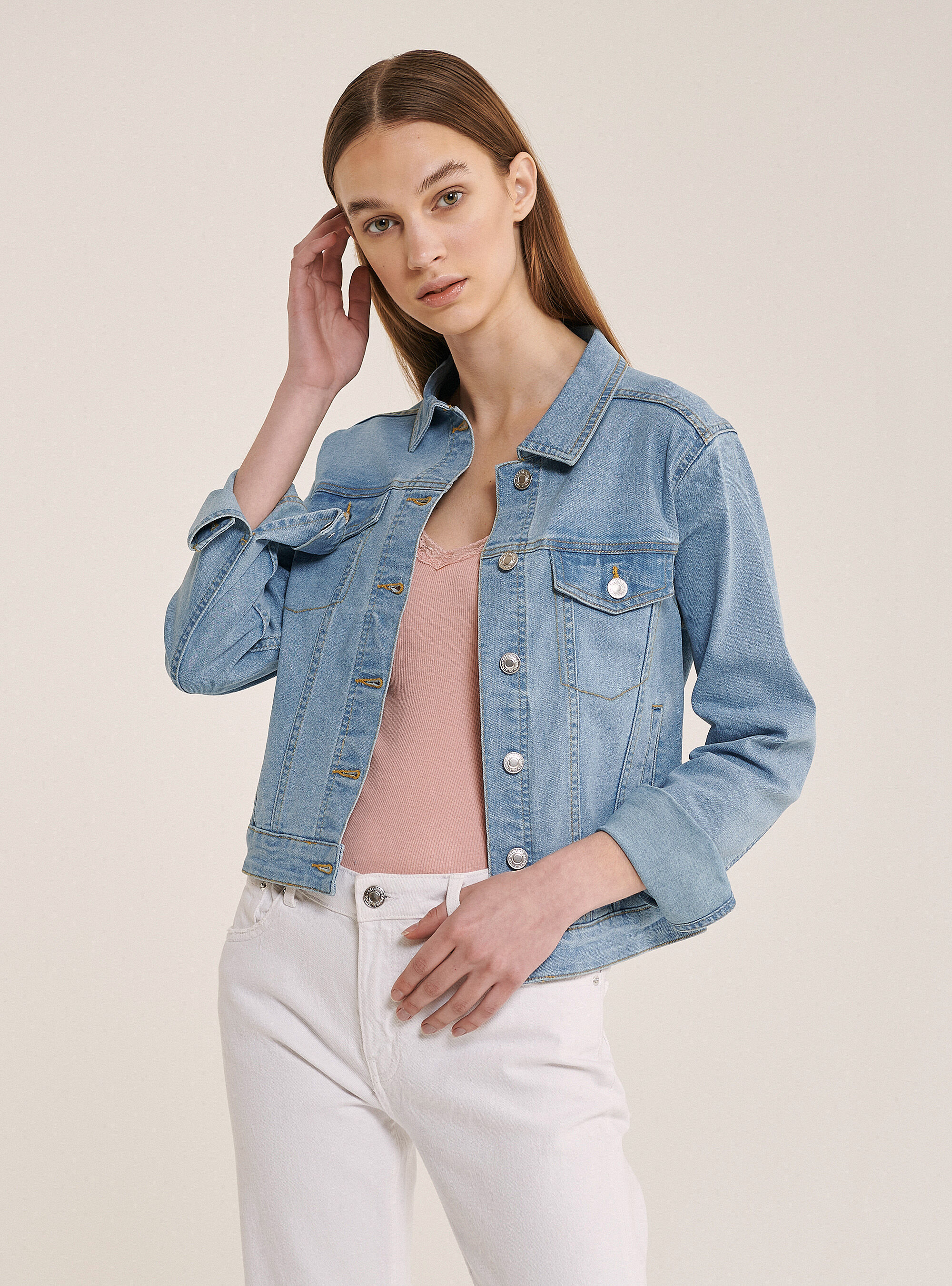Giacca jeans alcott on sale