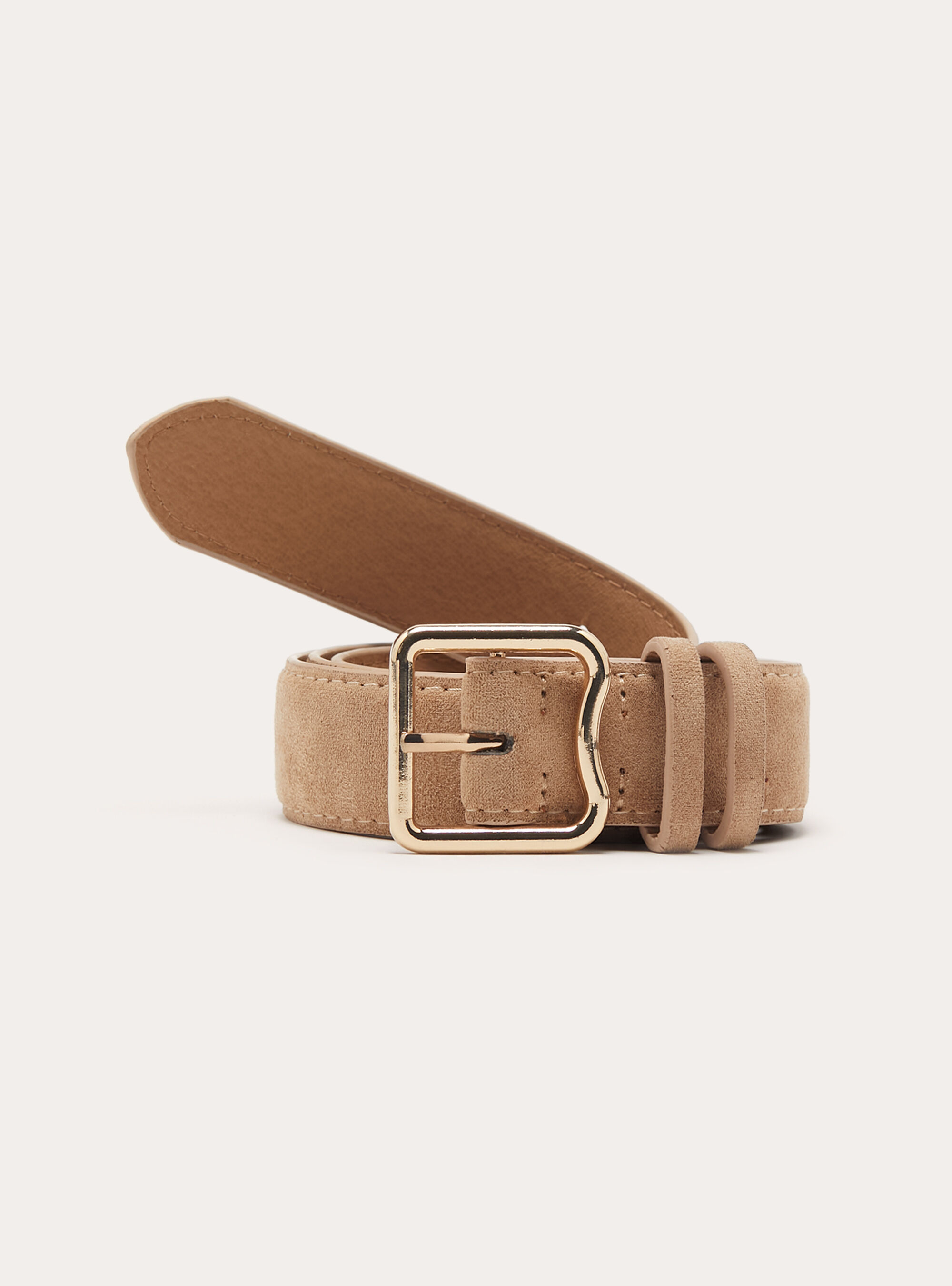 Suede-effect belt