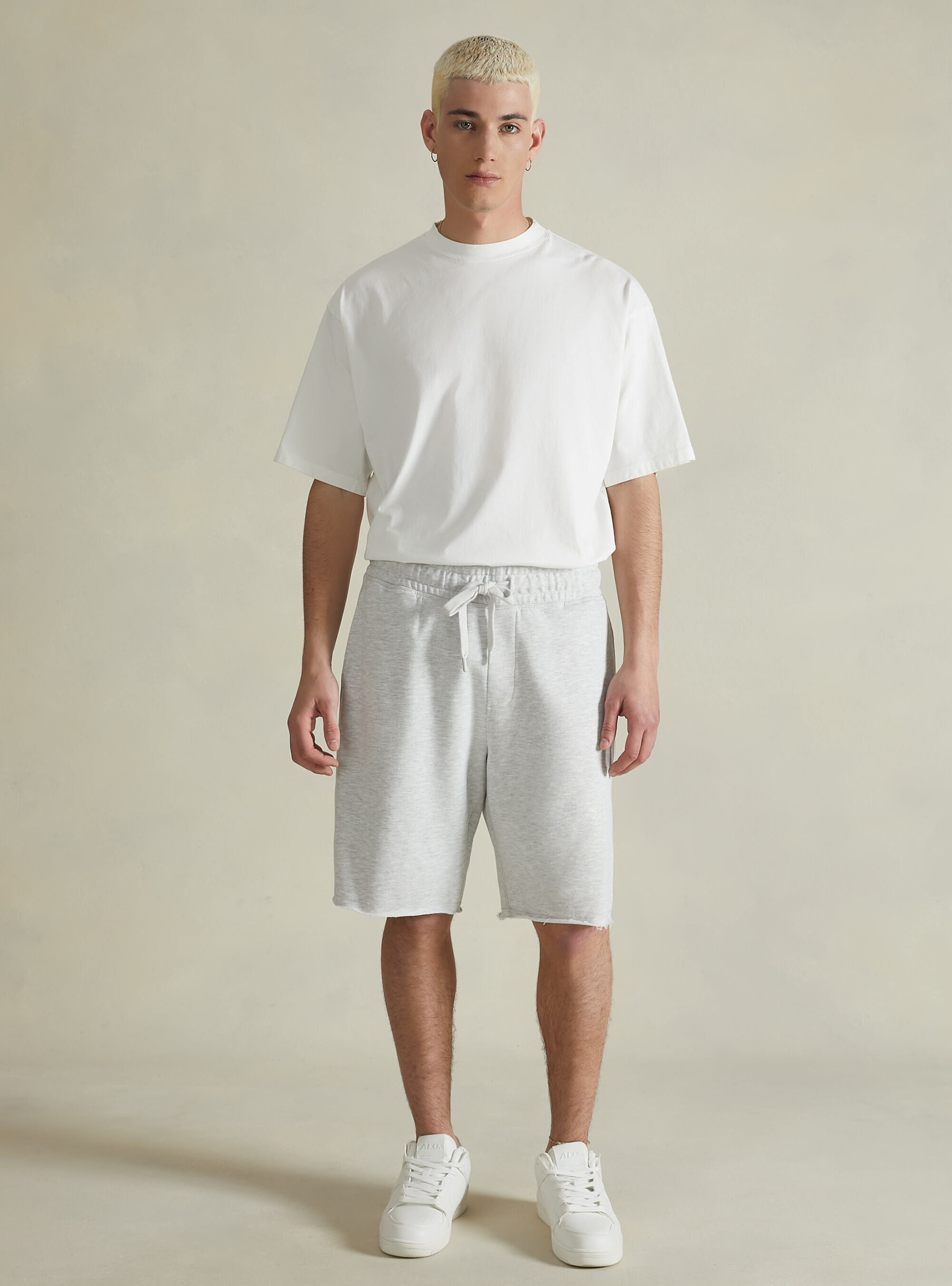 Mens cotton jogger shorts outlet