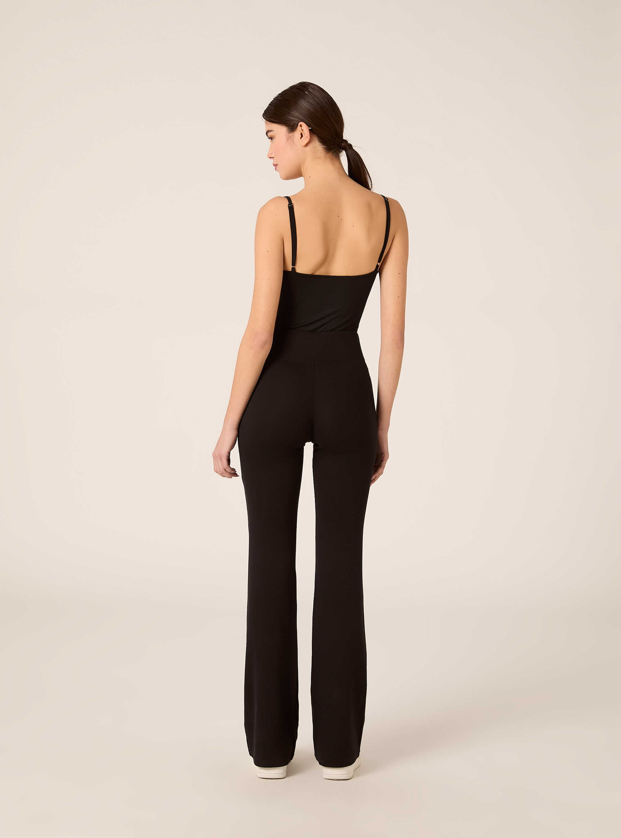 Leggings flare, BK1 BLACK