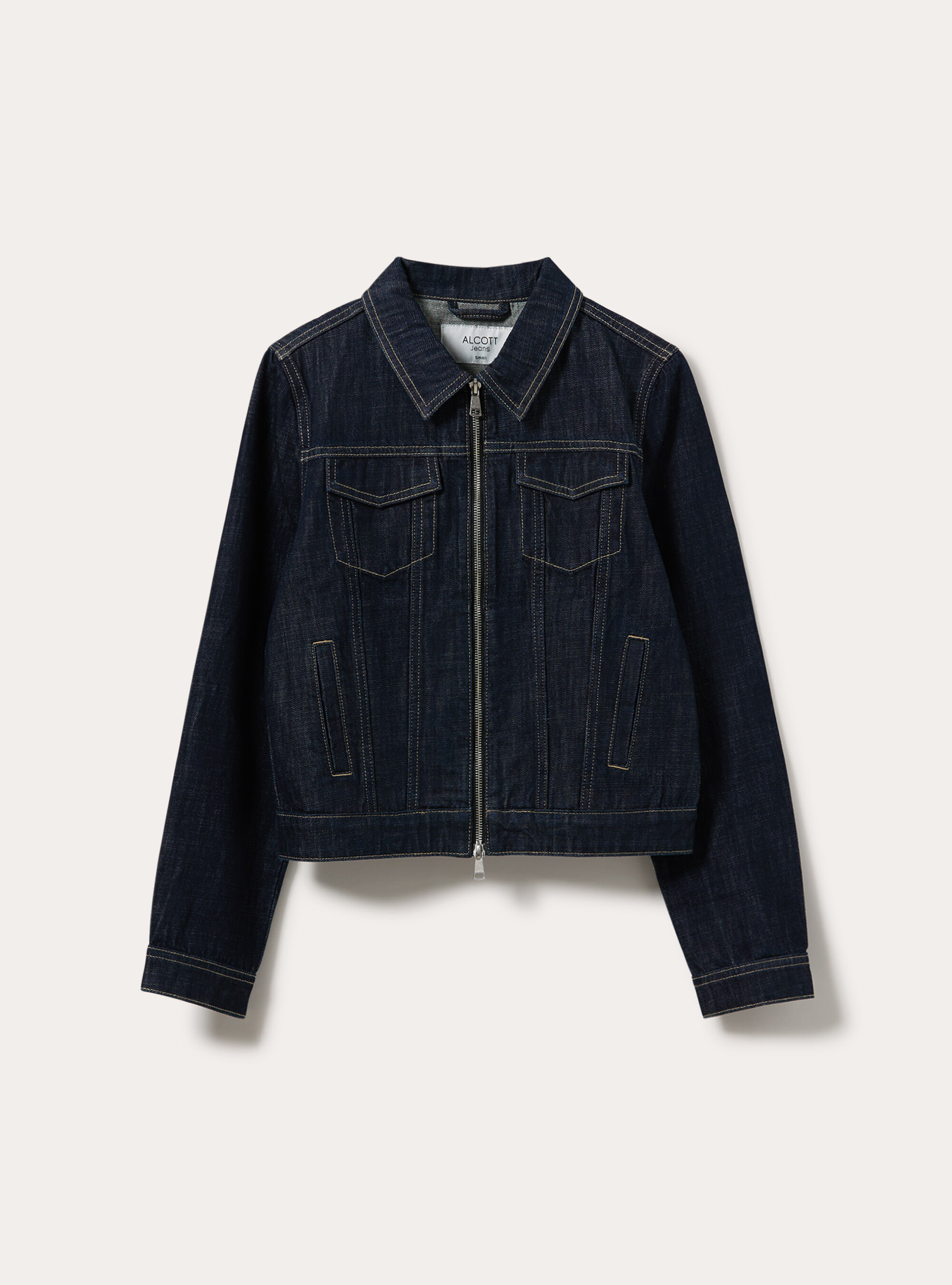 Giubbotto in denim, D001 DEEP BLUE
