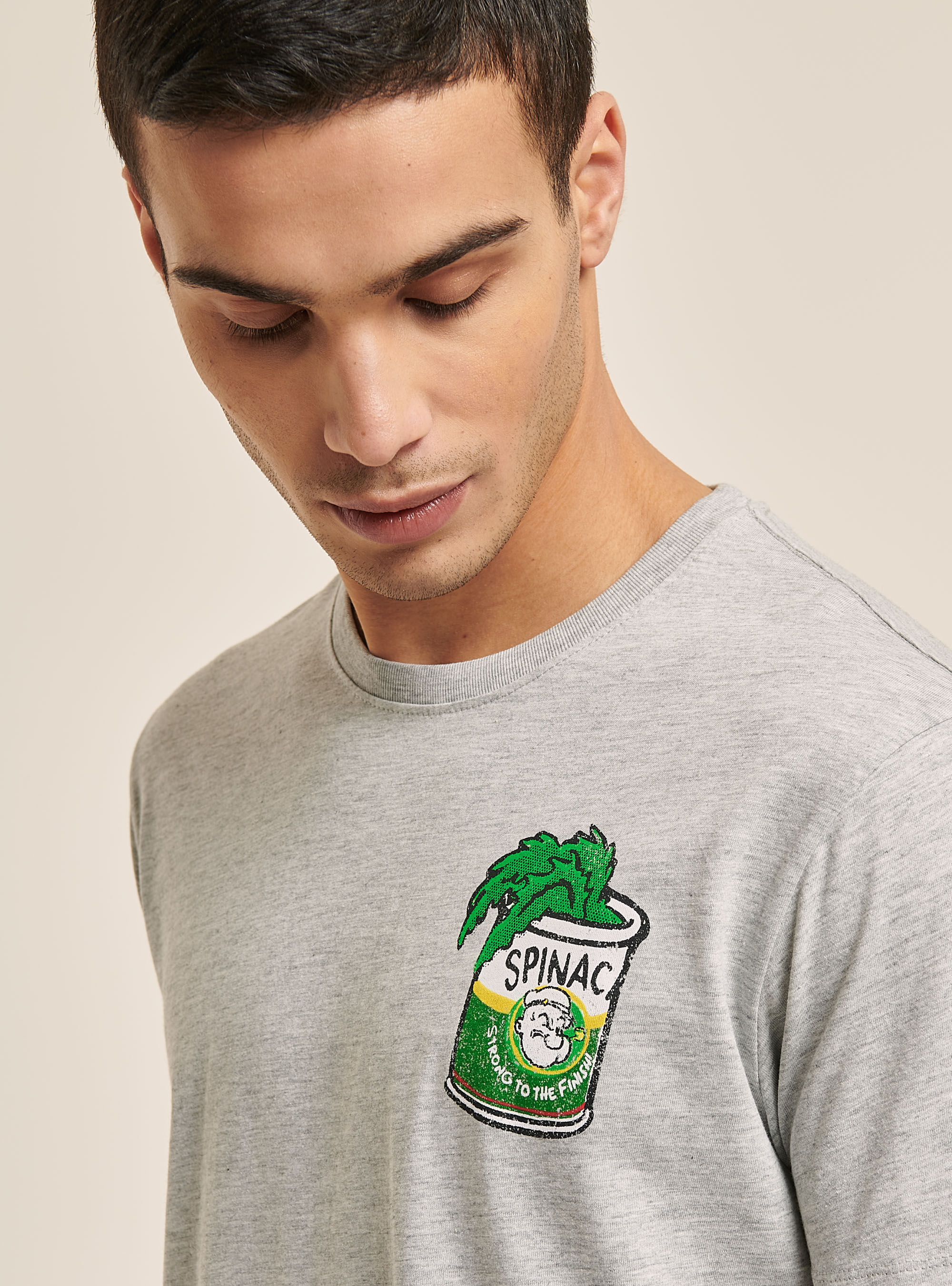 T-shirt Popeye / Alcott, LIGHT GREY MELANGE