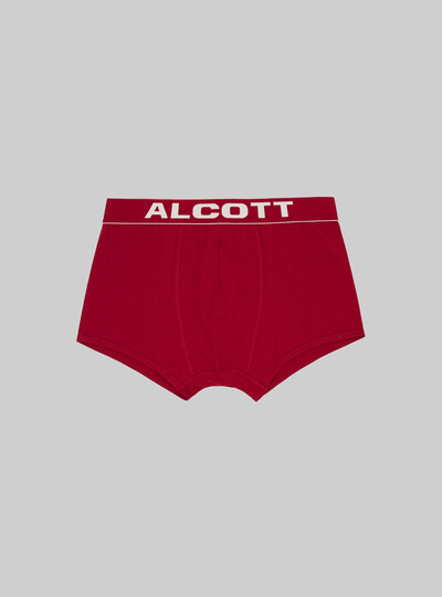 Boxer Alcott in cotone elasticizzato con logo
