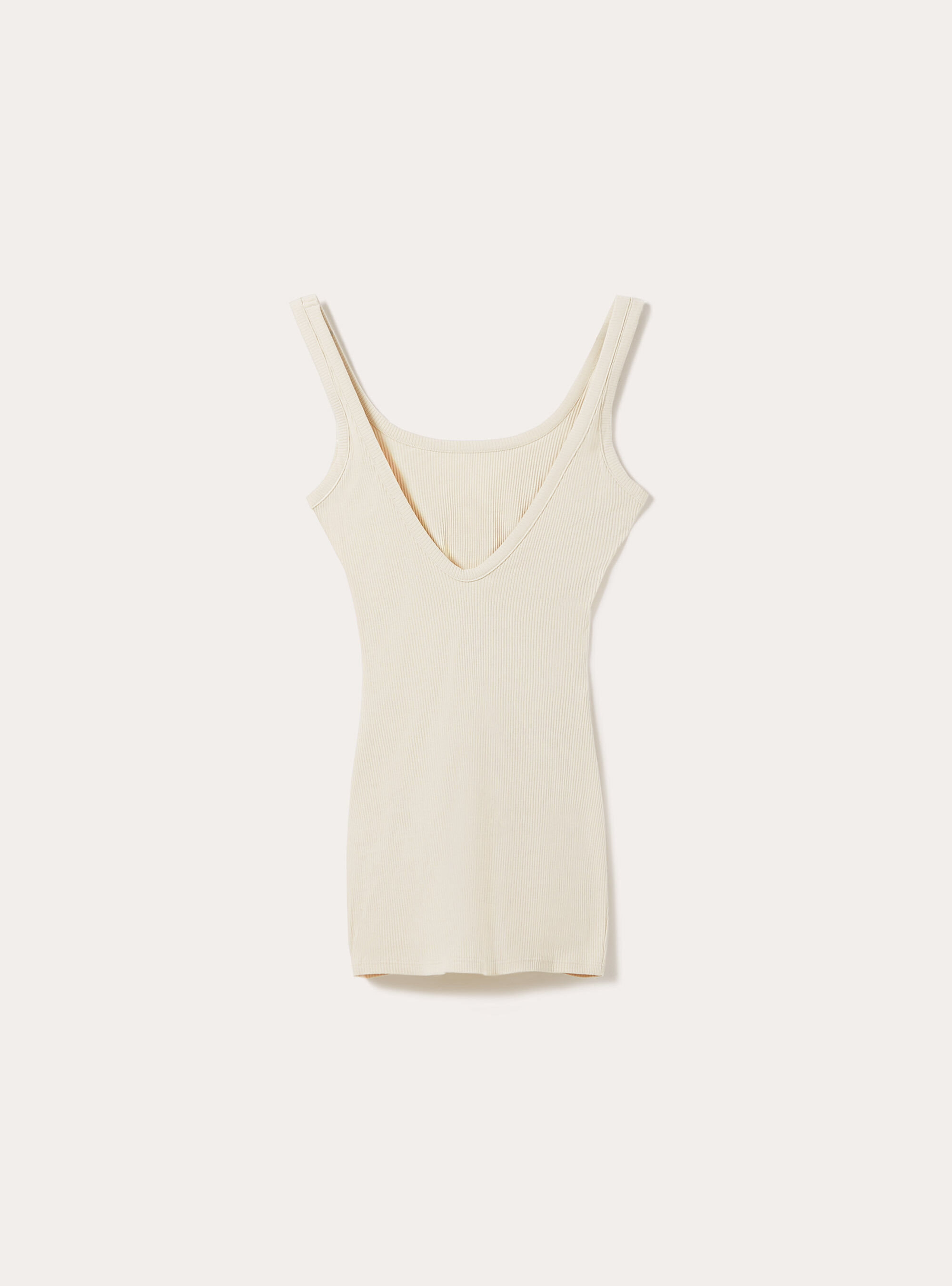 Robe basique en cotes, CR2 CREAM MEDIUM