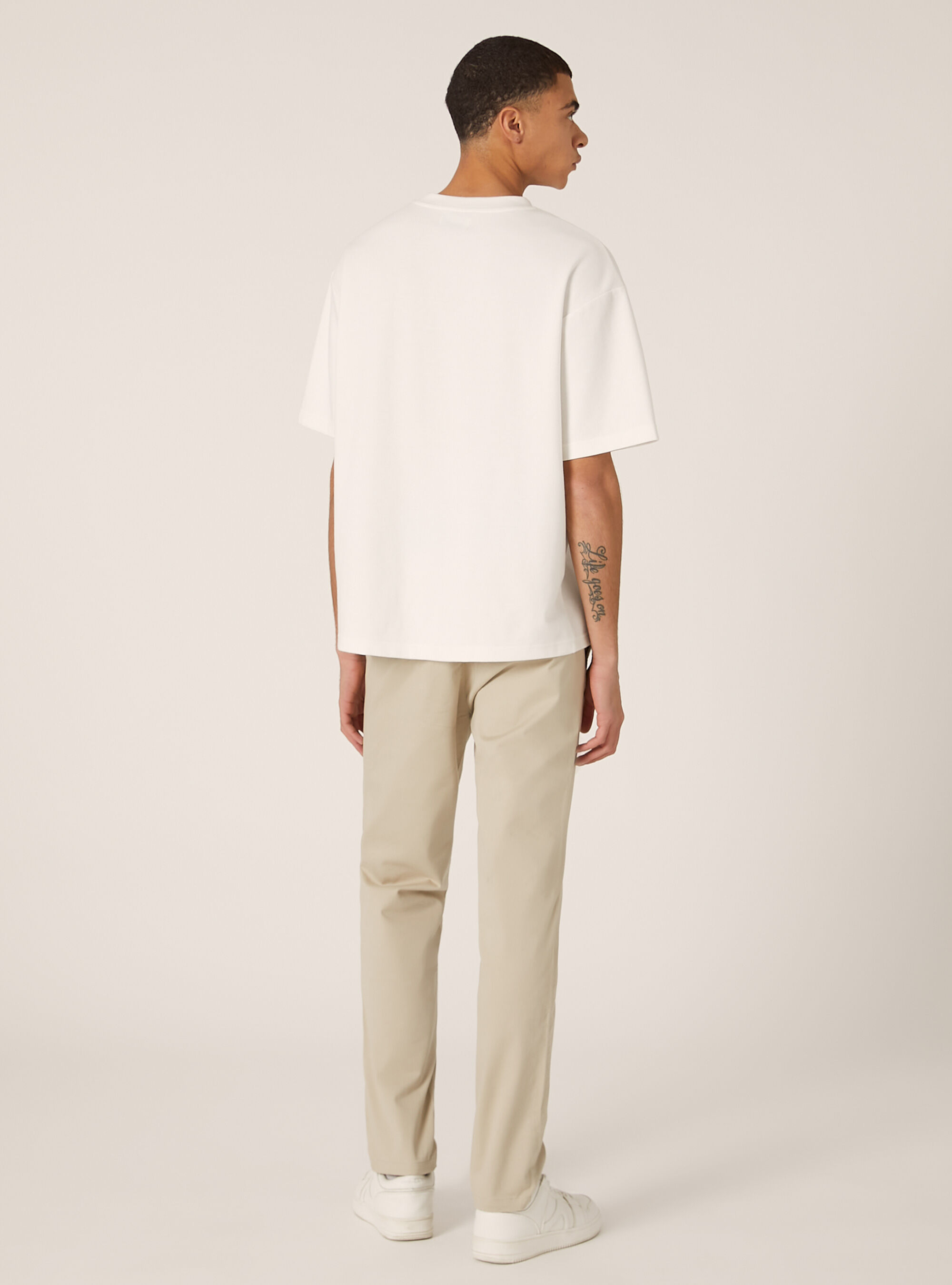 Skinny Fit Chino-Hose aus Stretch-Twill, BG2 BEIGE MEDIUM