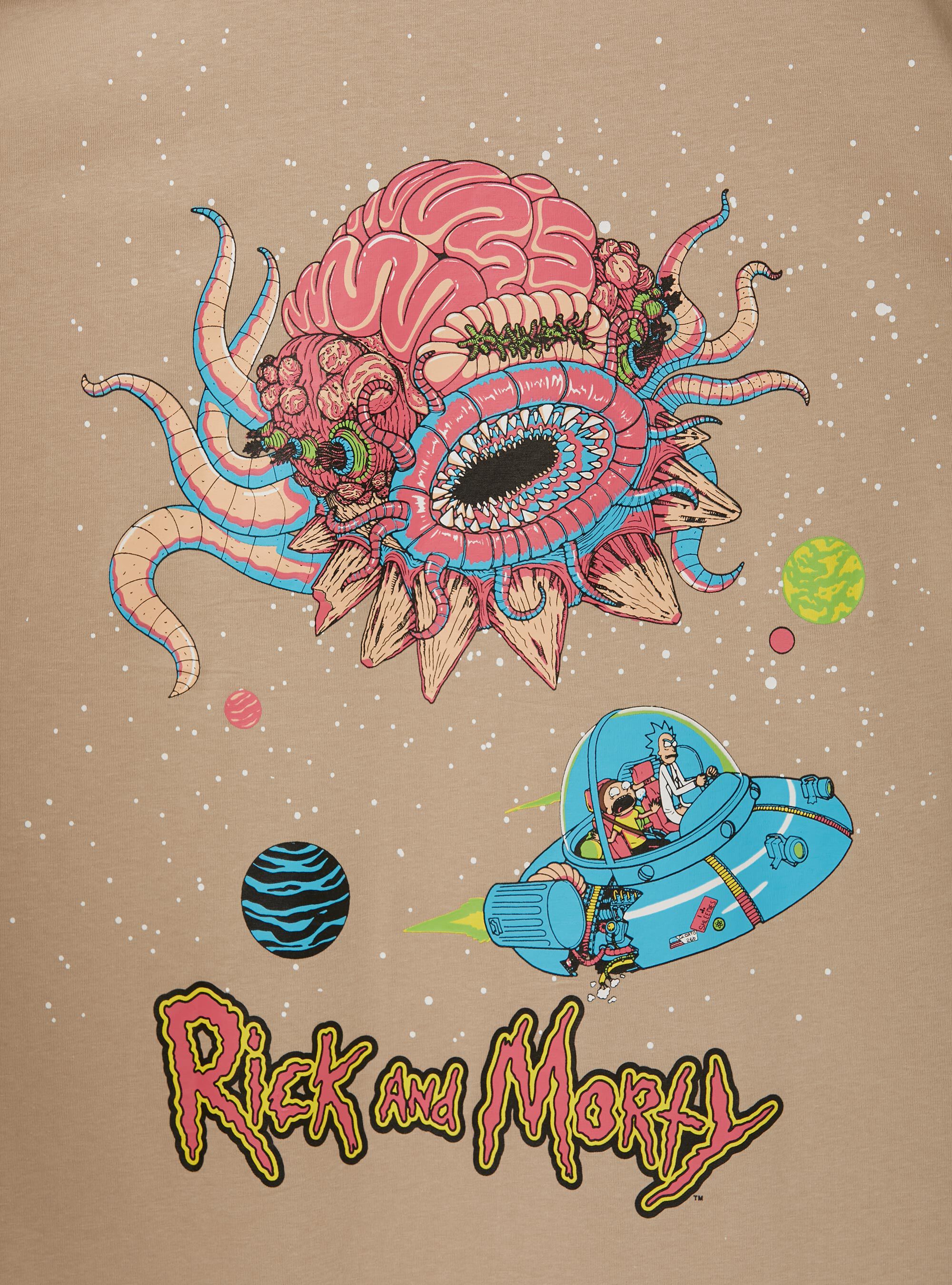 Rick and Morty x Alcott T-shirt, BG2 BEIGE MEDIUM