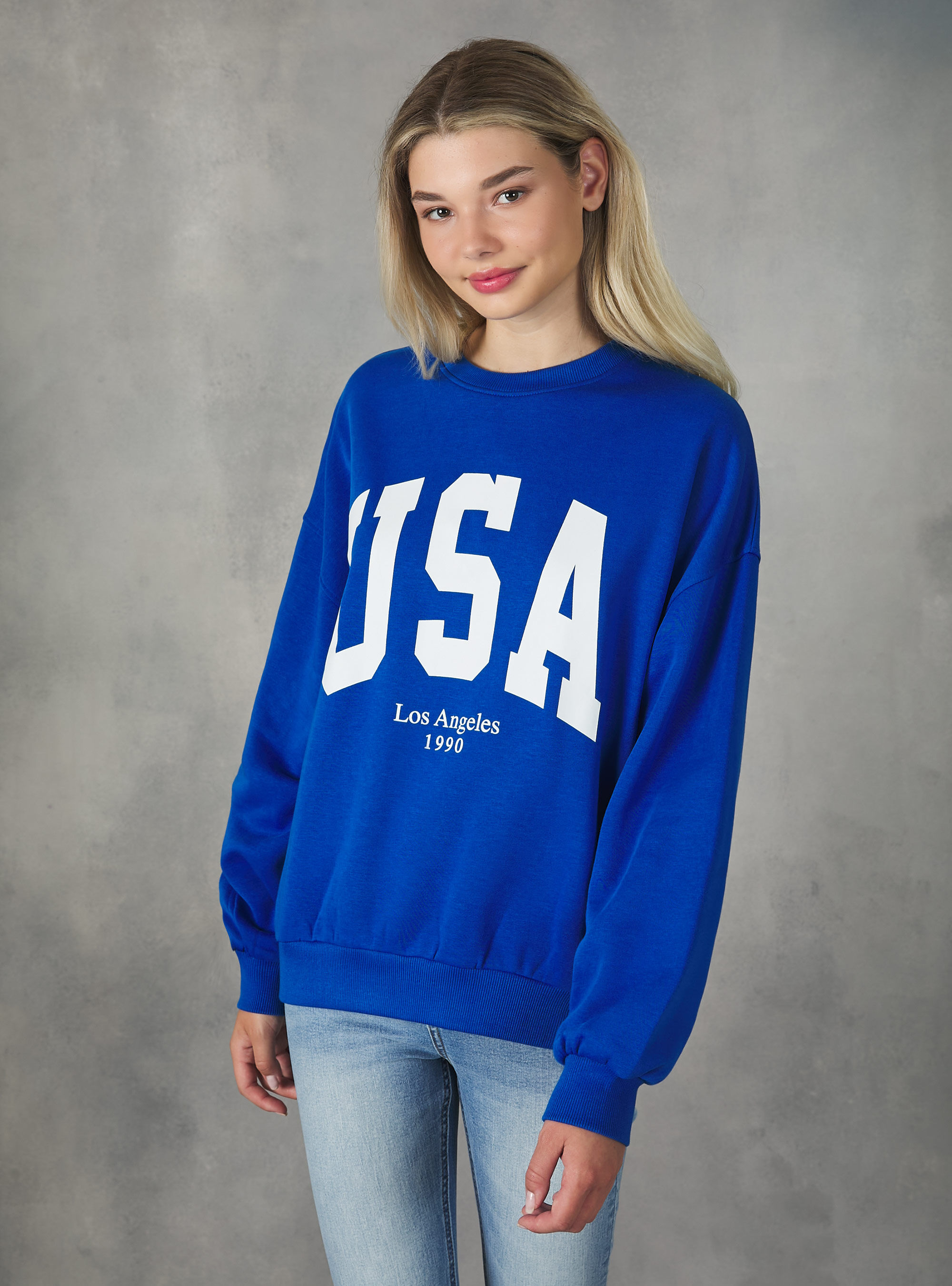 Collegiate crew sales neck sweatshirts