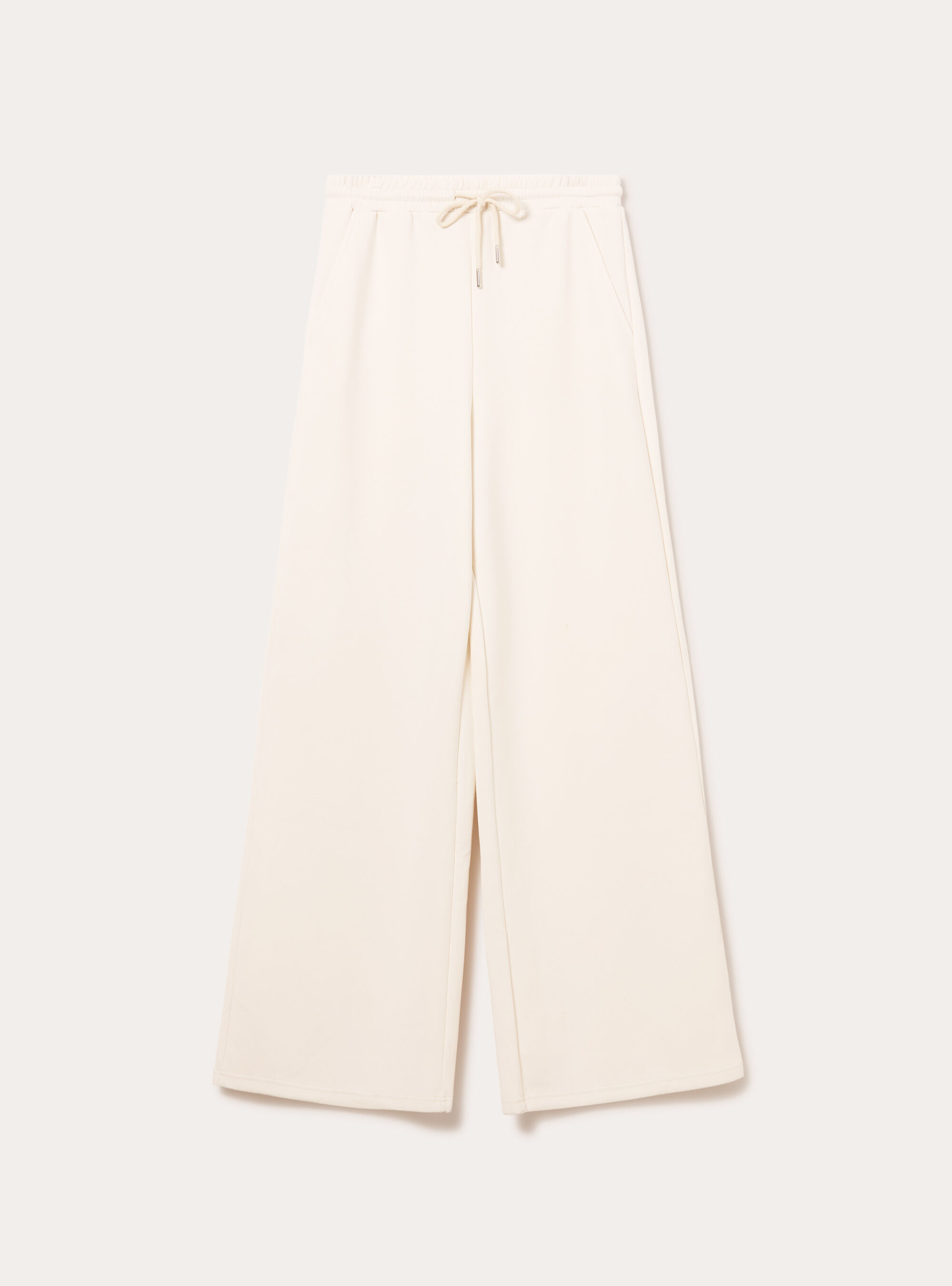 Soft touch wide leg joggers, CR3 CREAM LIGHT