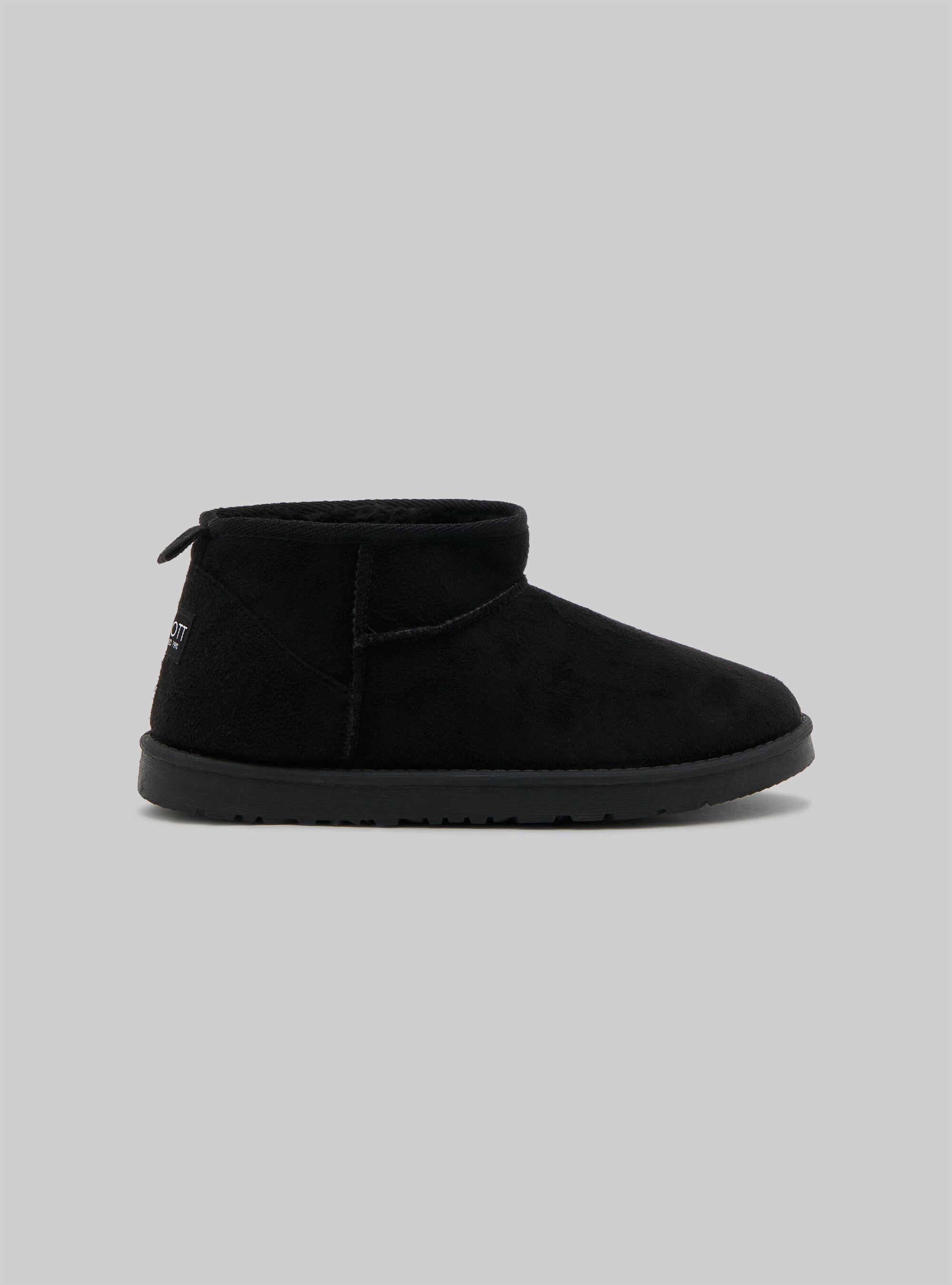 Stivali bassi con top pelliccia