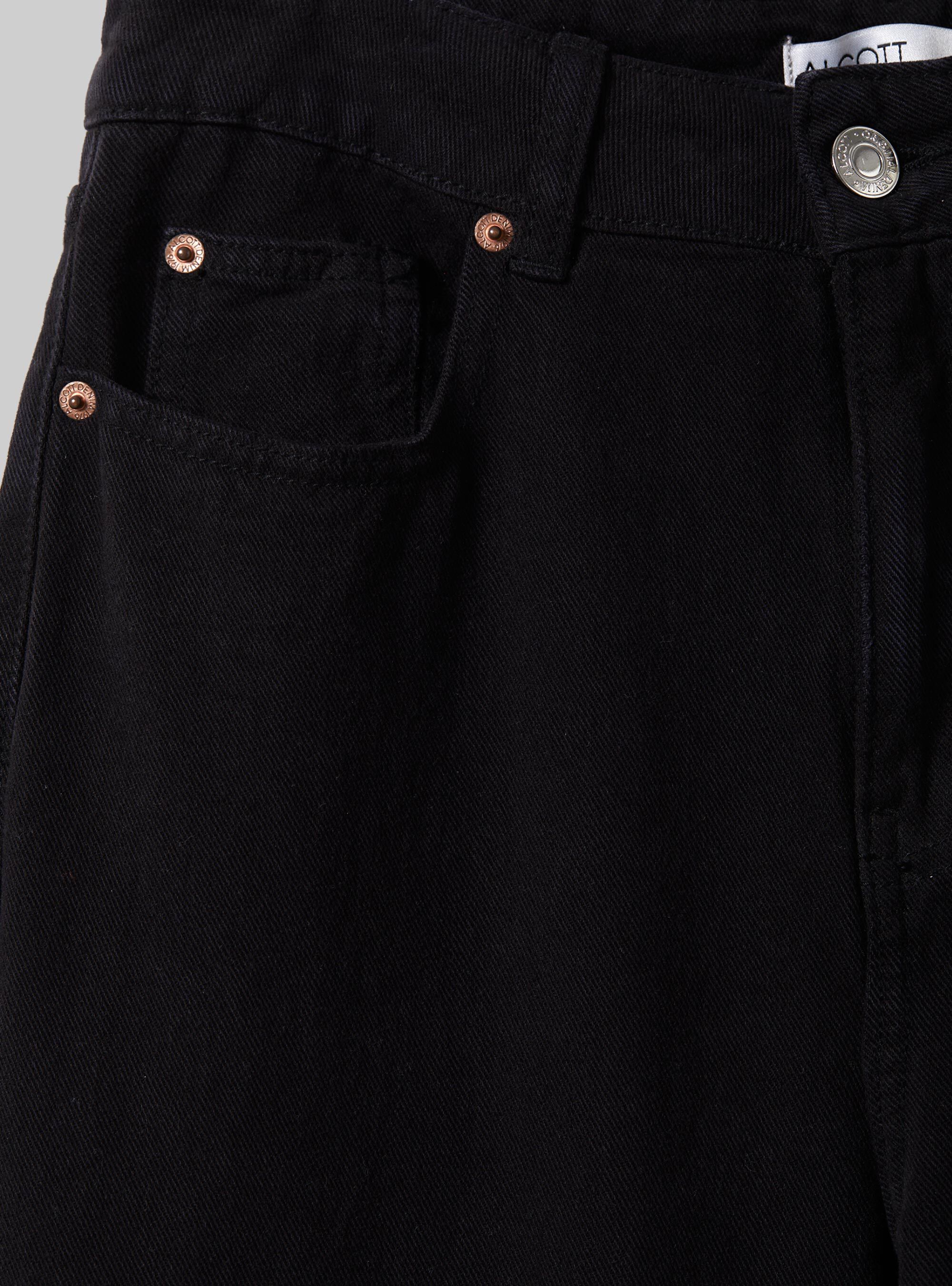 Bootcut jeans, D000 BLACK