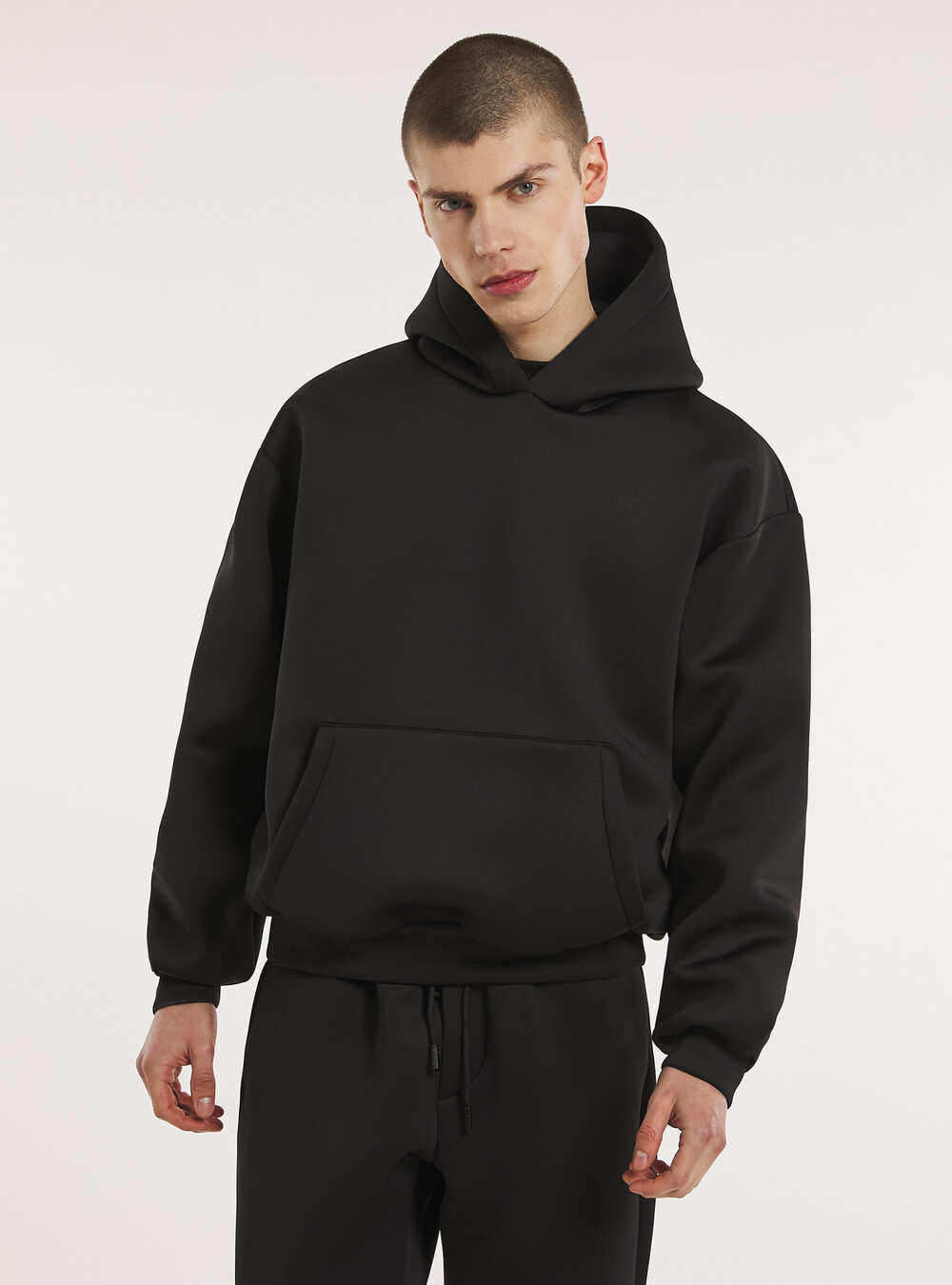 Felpa Neoprene Uomo BLAUER FELPA CON CAPPUCCIO IN NEOPRENE Uomo