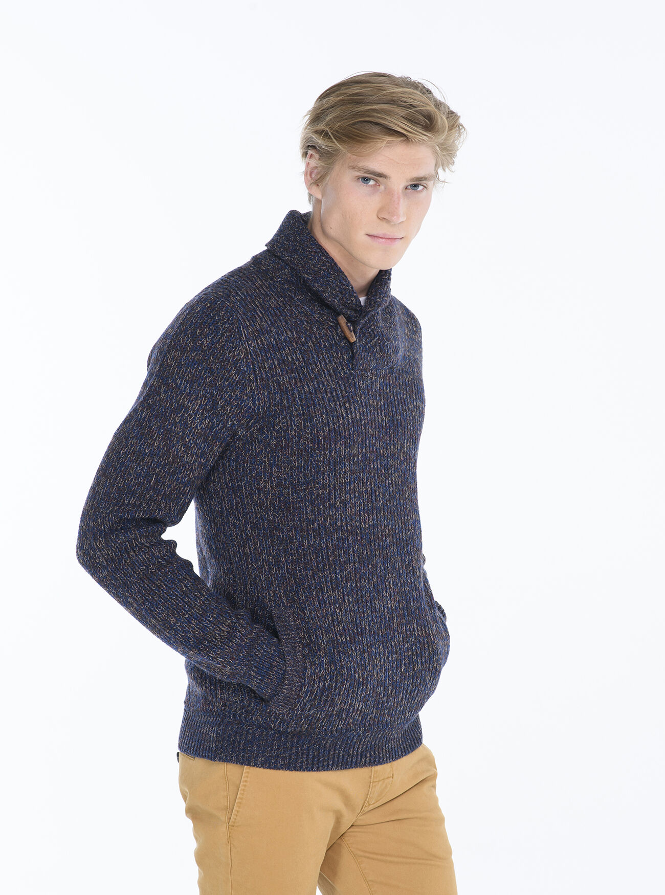 Camicia con collo a scialle deals