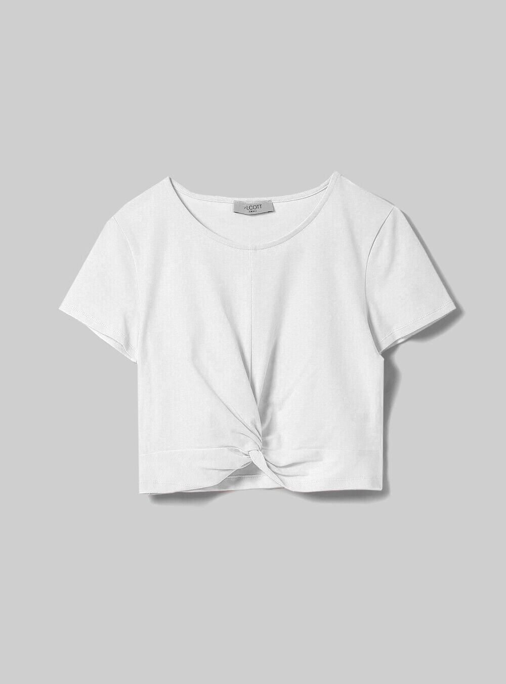 ★ILLIGO★ Honeydew Hotfix Loose Crop T-Shirt White 25SMTOP2 Cropped T-Shirt - White – Hours