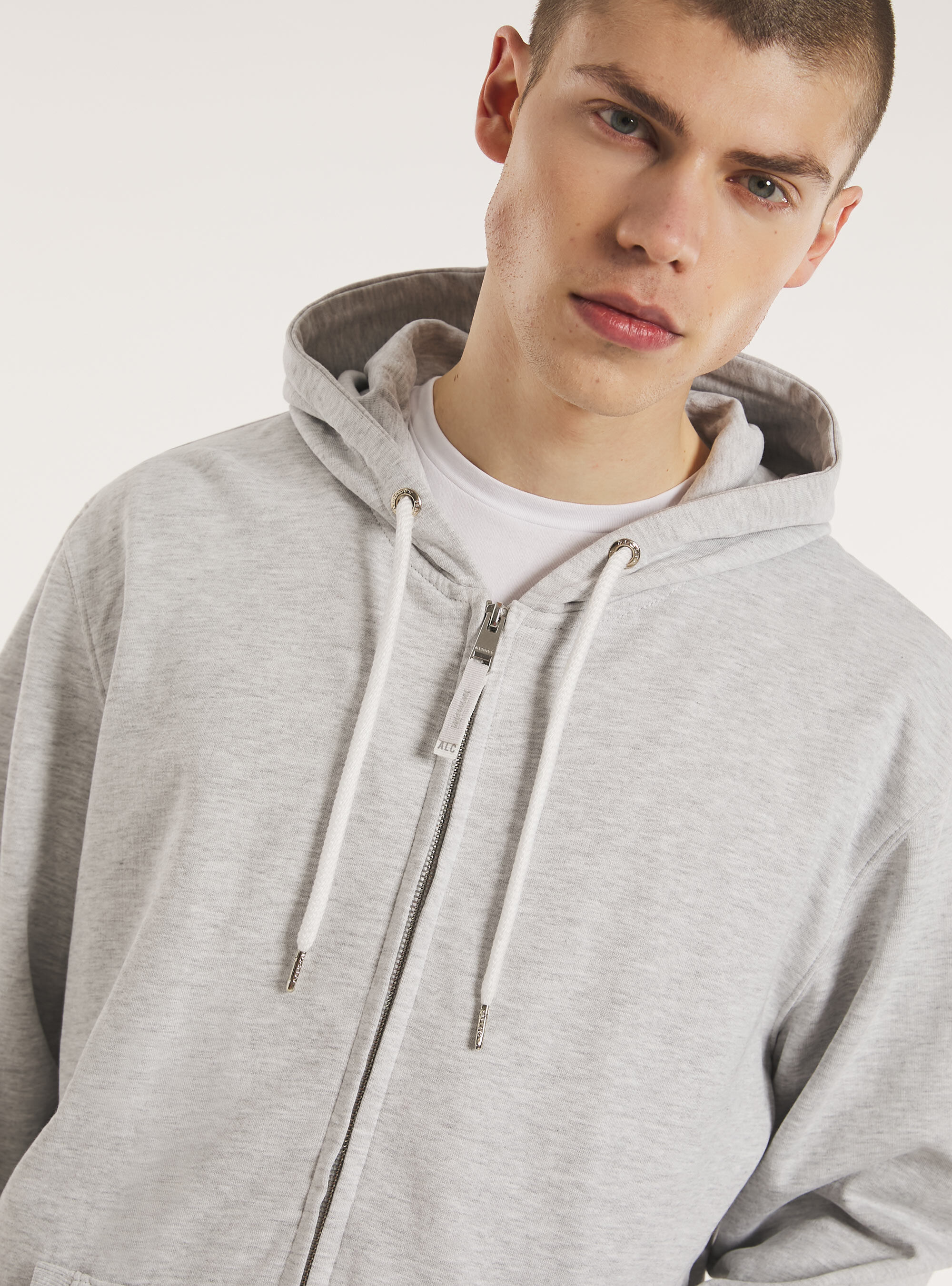 All cotton zip hoodie store